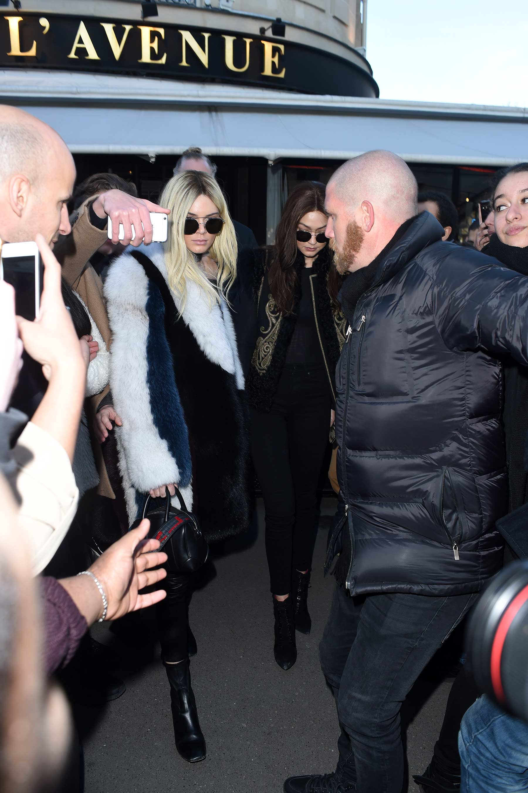 Kendall Jenner out in Paris