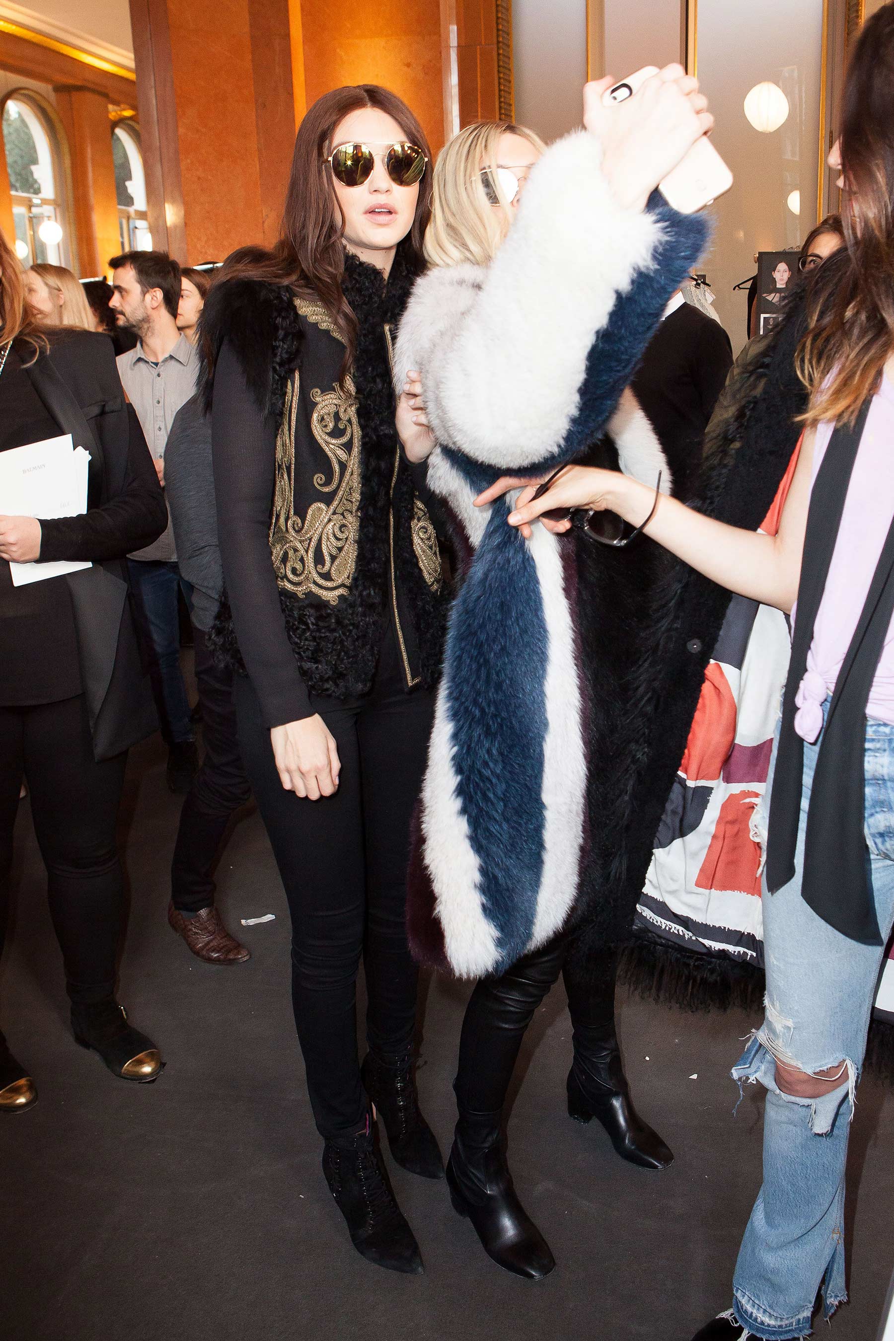 Kendall Jenner out in Paris