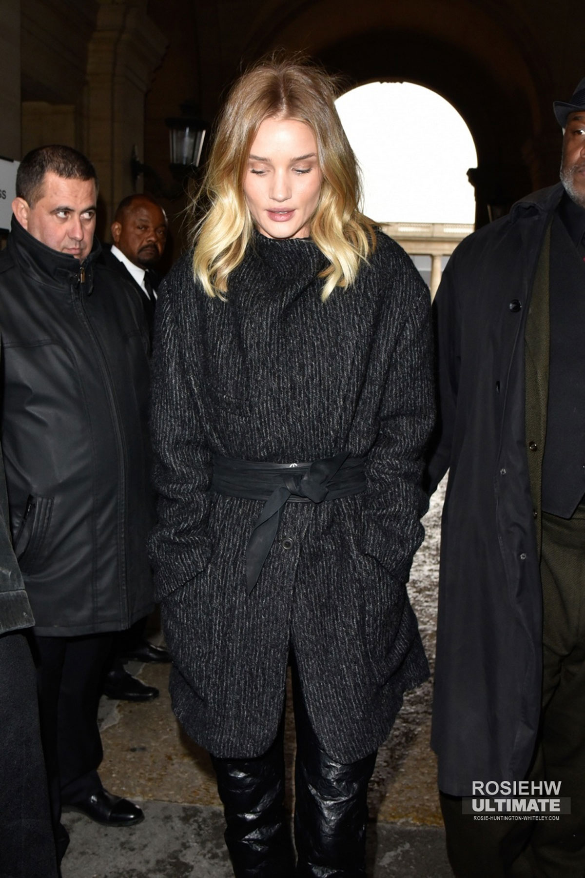 Rosie Huntington Whiteley out in Paris