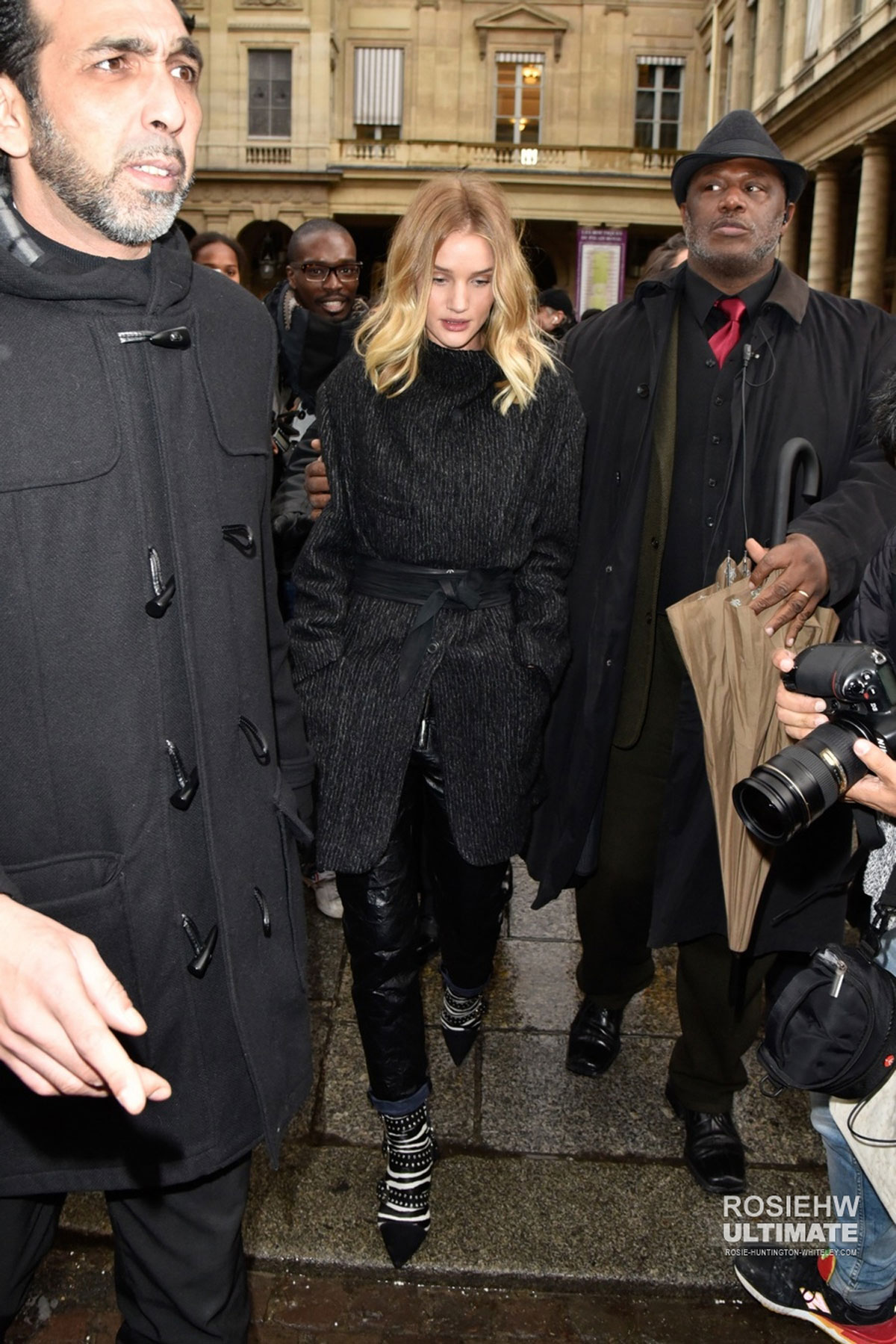 Rosie Huntington Whiteley out in Paris