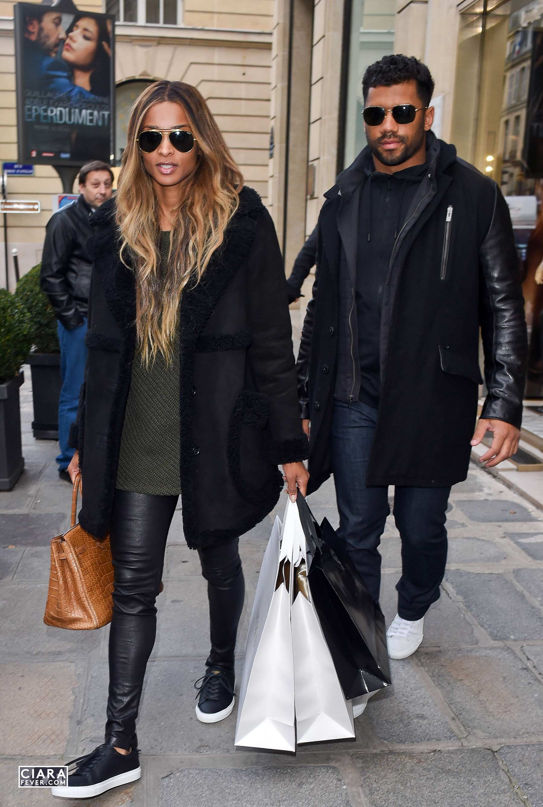Ciara shopping at La Perla in Paris