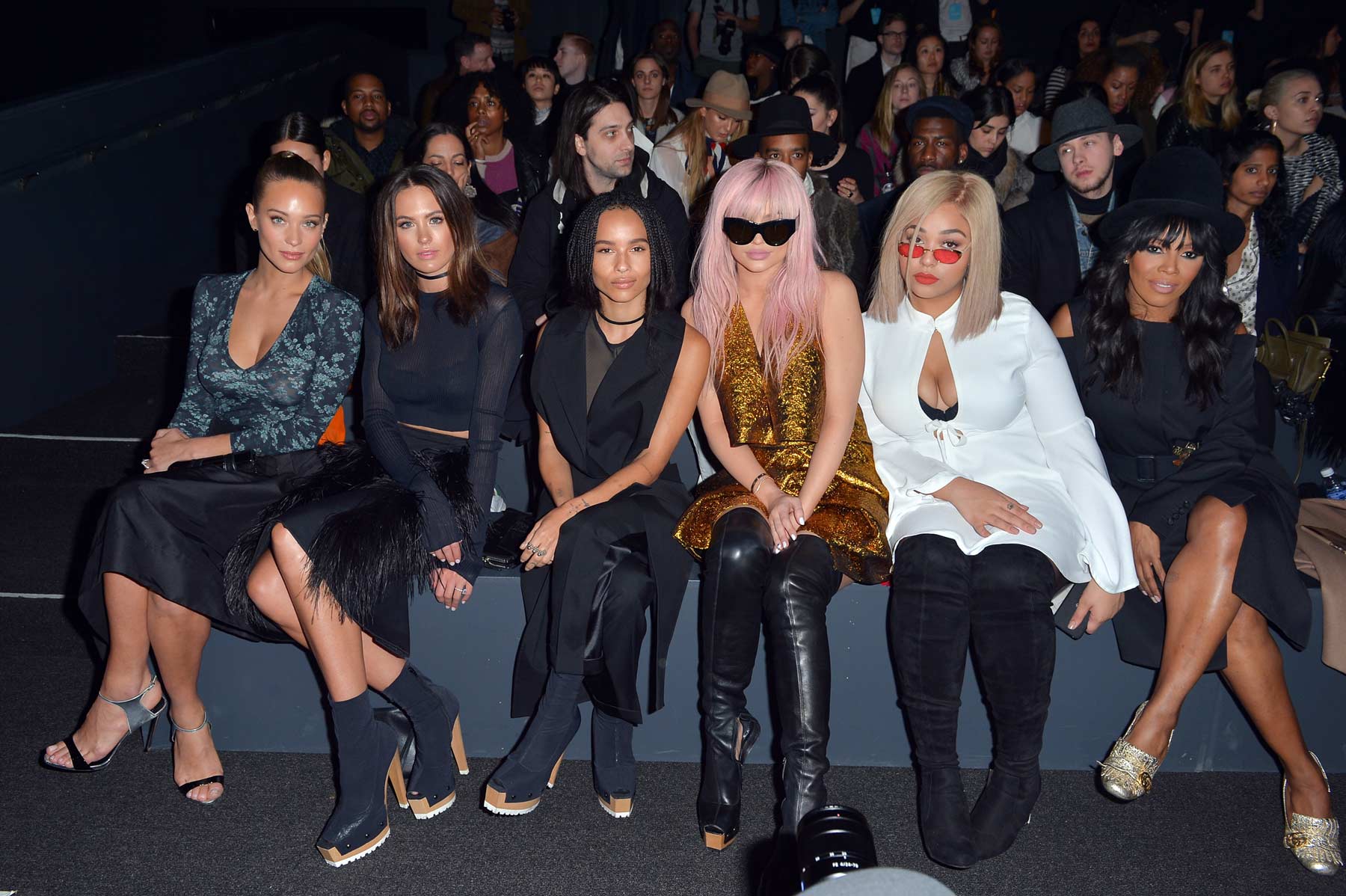 Kylie Jenner front row at the Vera Wang Fashion Show