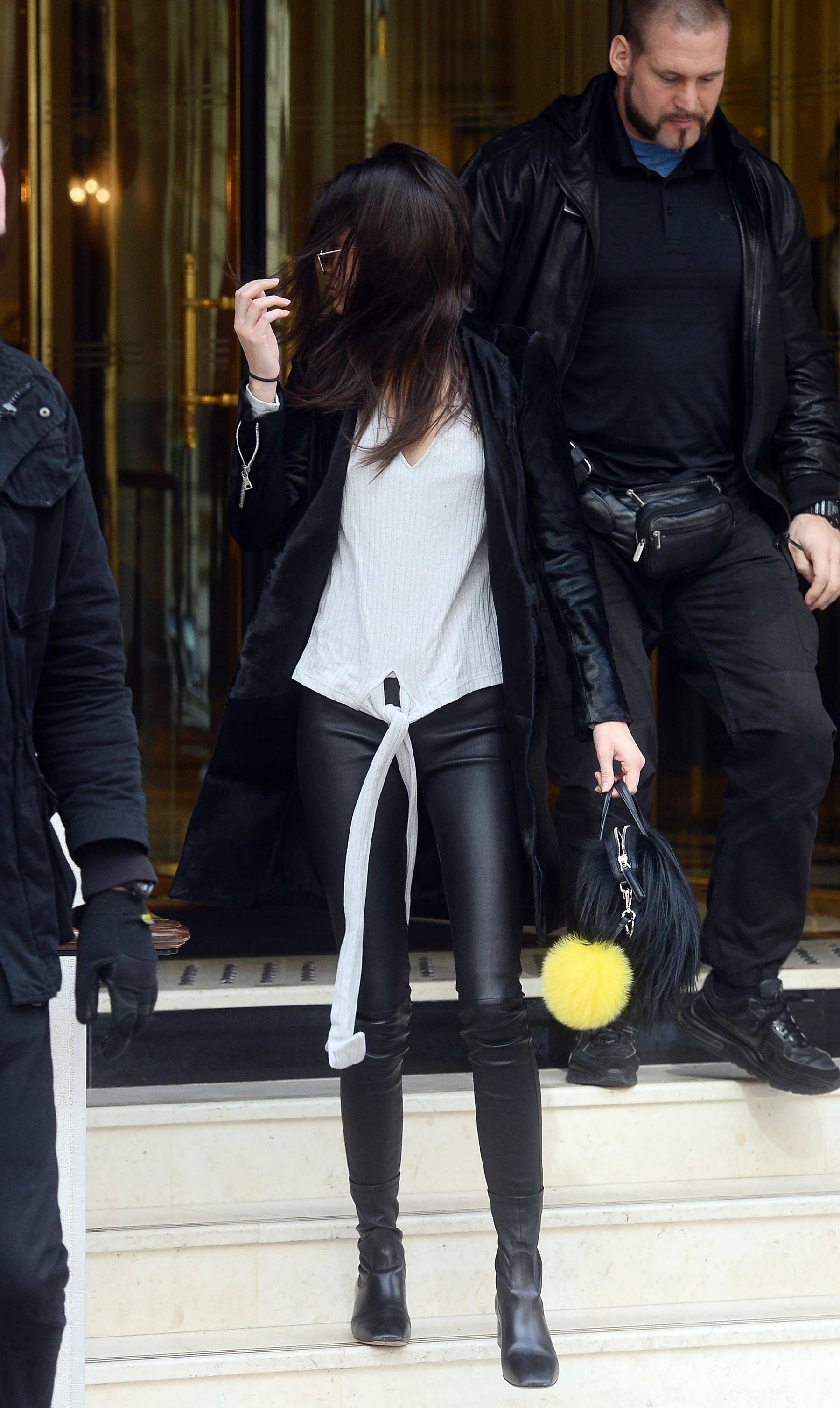 Kendall Jenner out in Paris