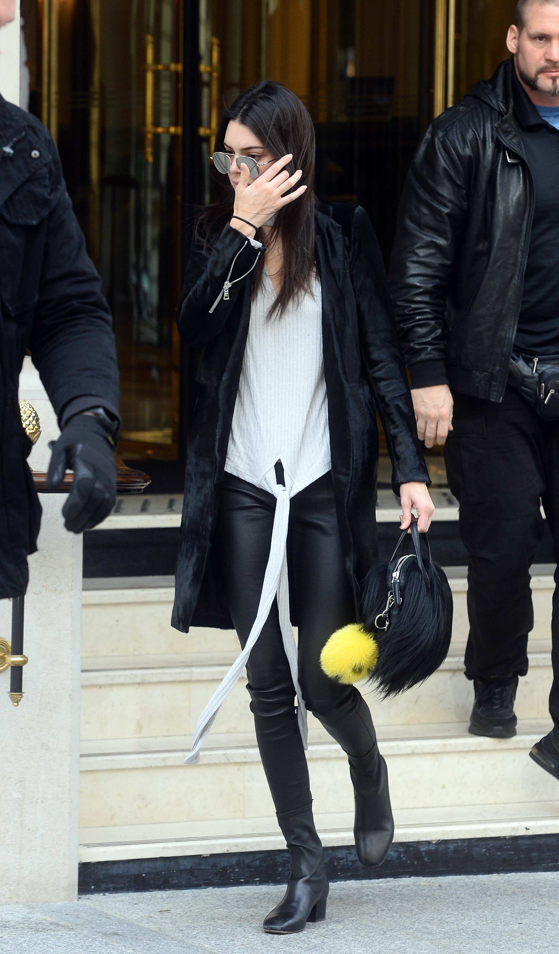 Kendall Jenner out in Paris