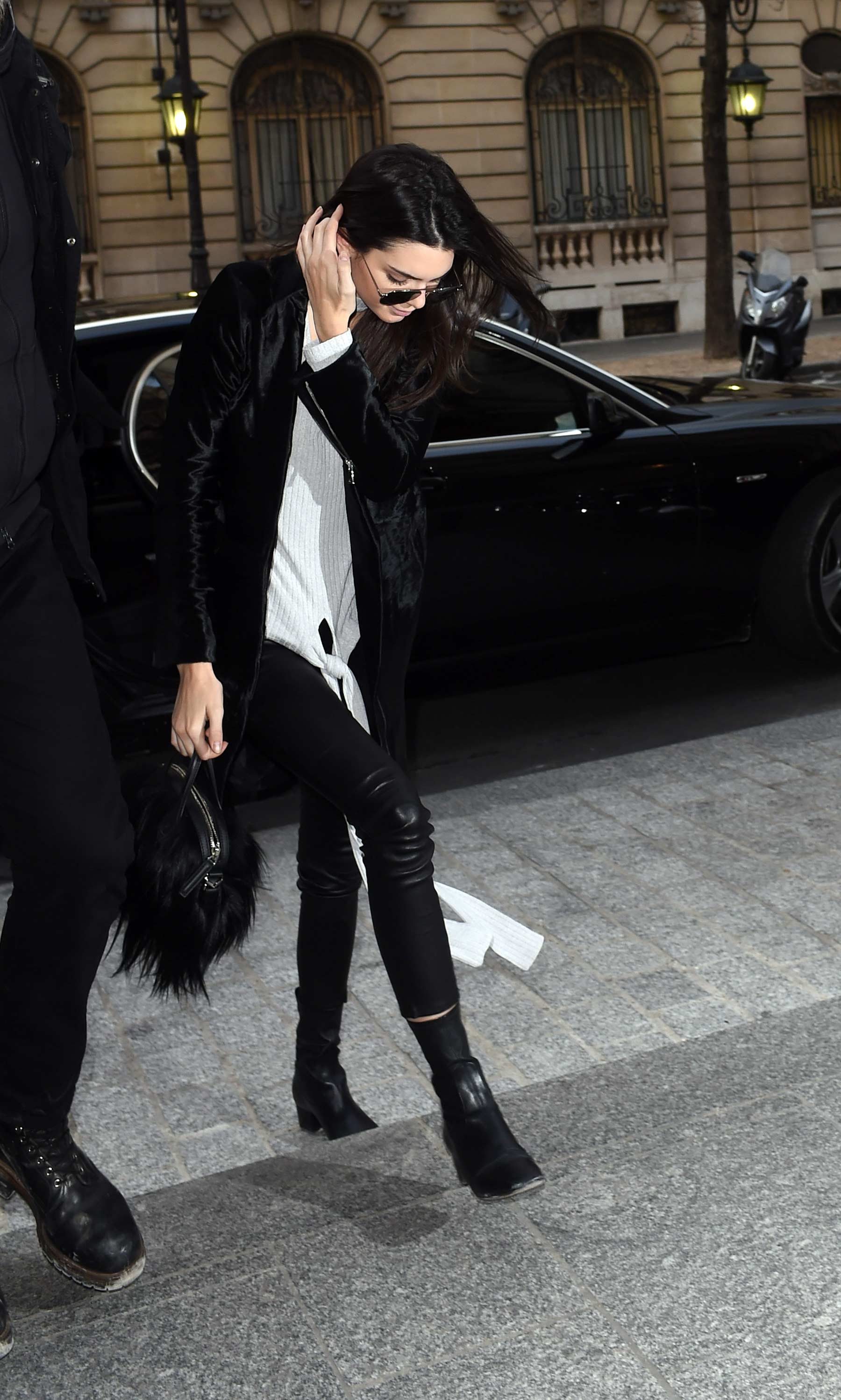 Kendall Jenner out in Paris