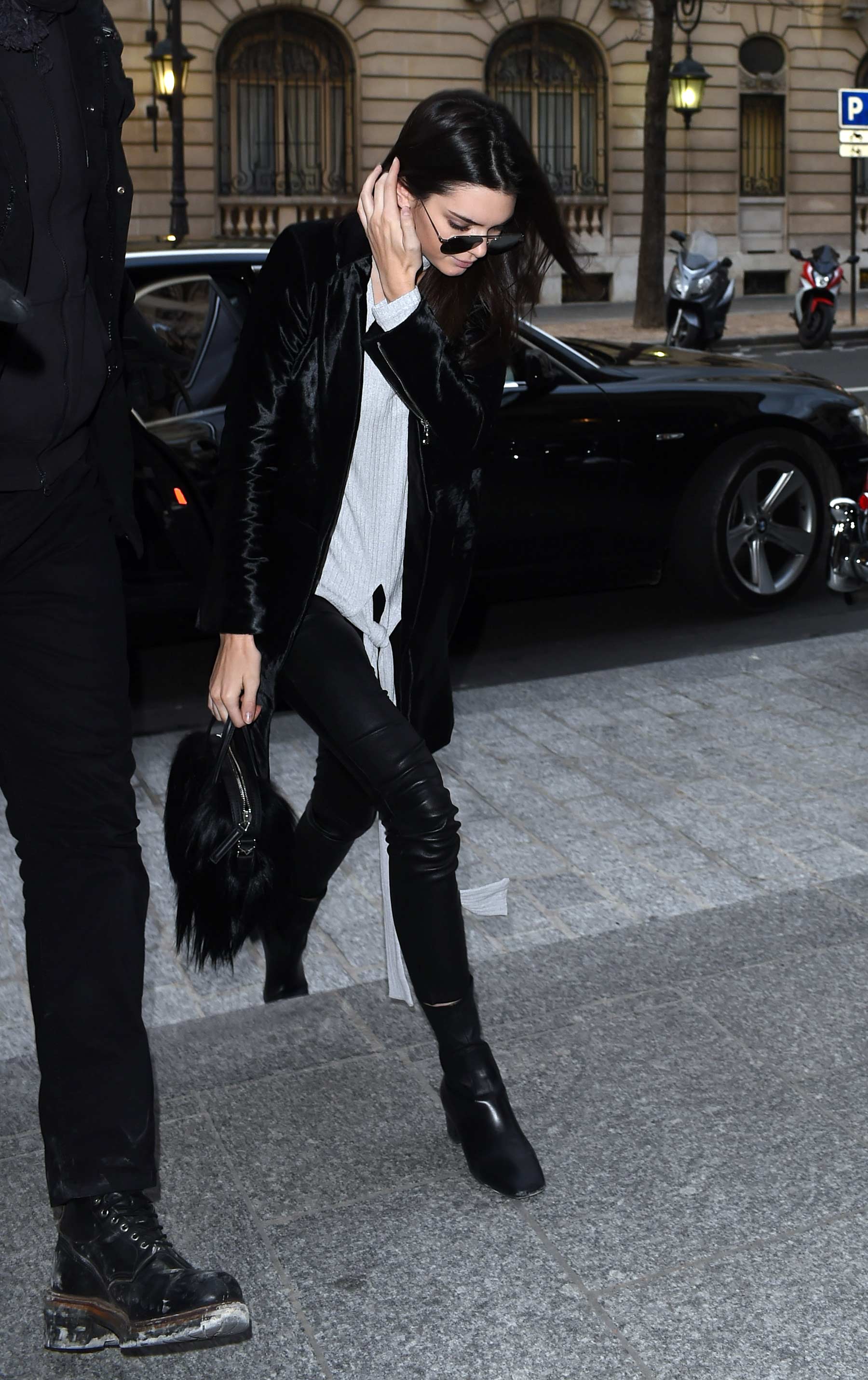 Kendall Jenner out in Paris