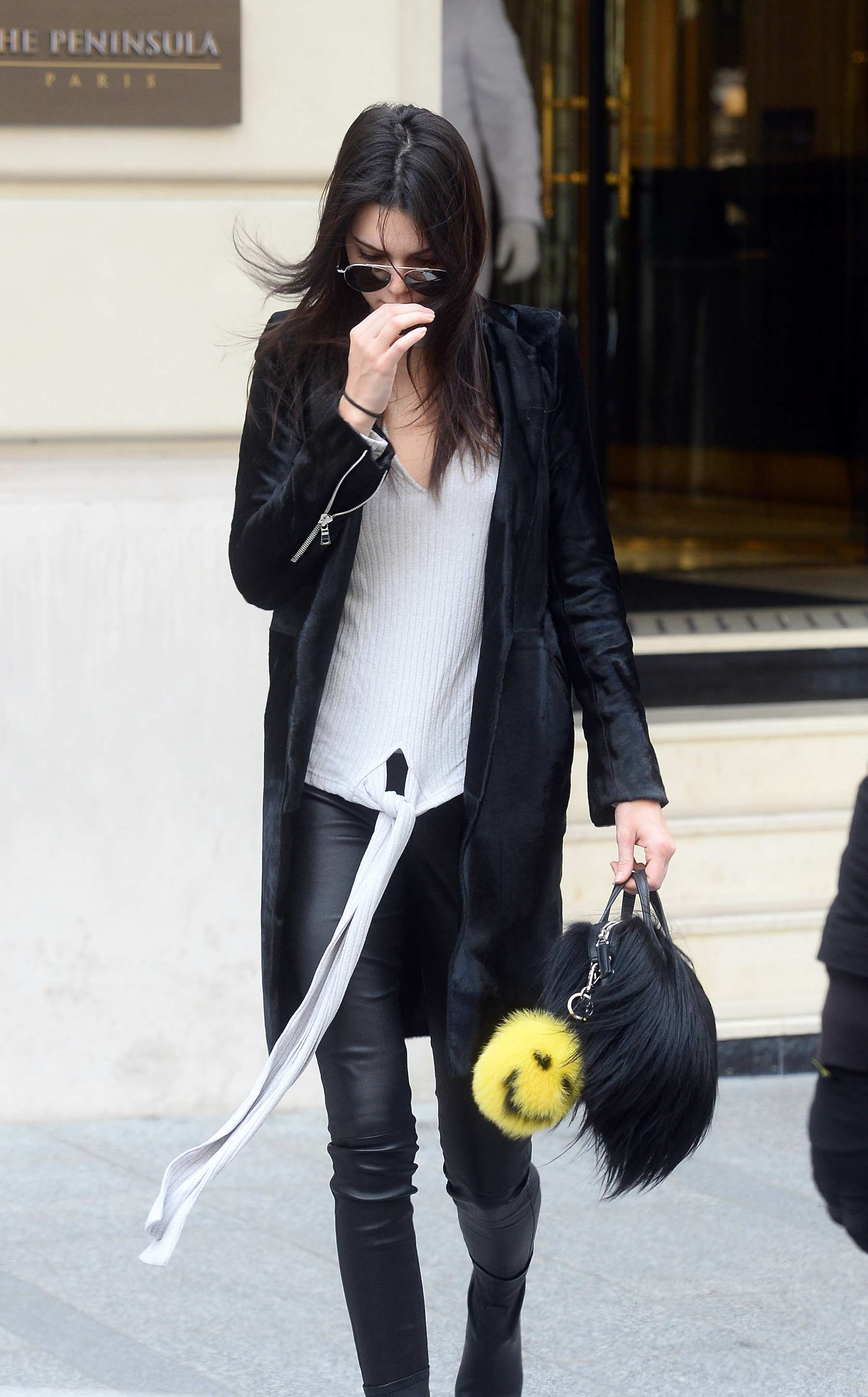 Kendall Jenner out in Paris