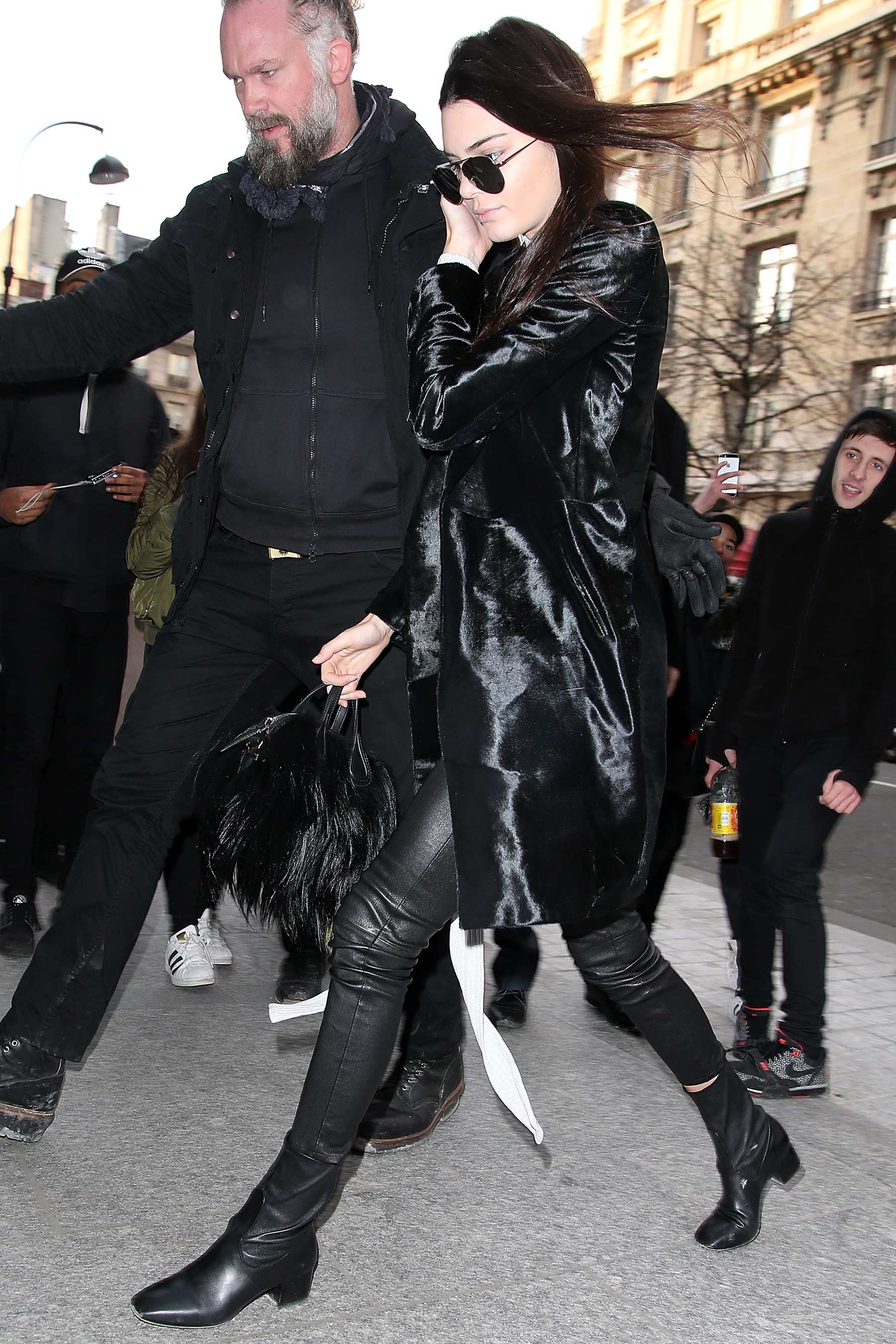 Kendall Jenner out in Paris