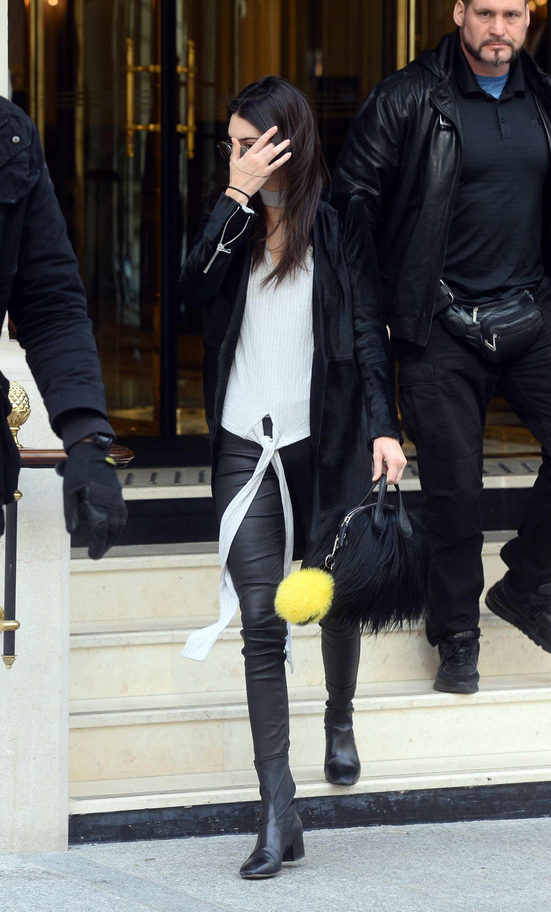 Kendall Jenner out in Paris