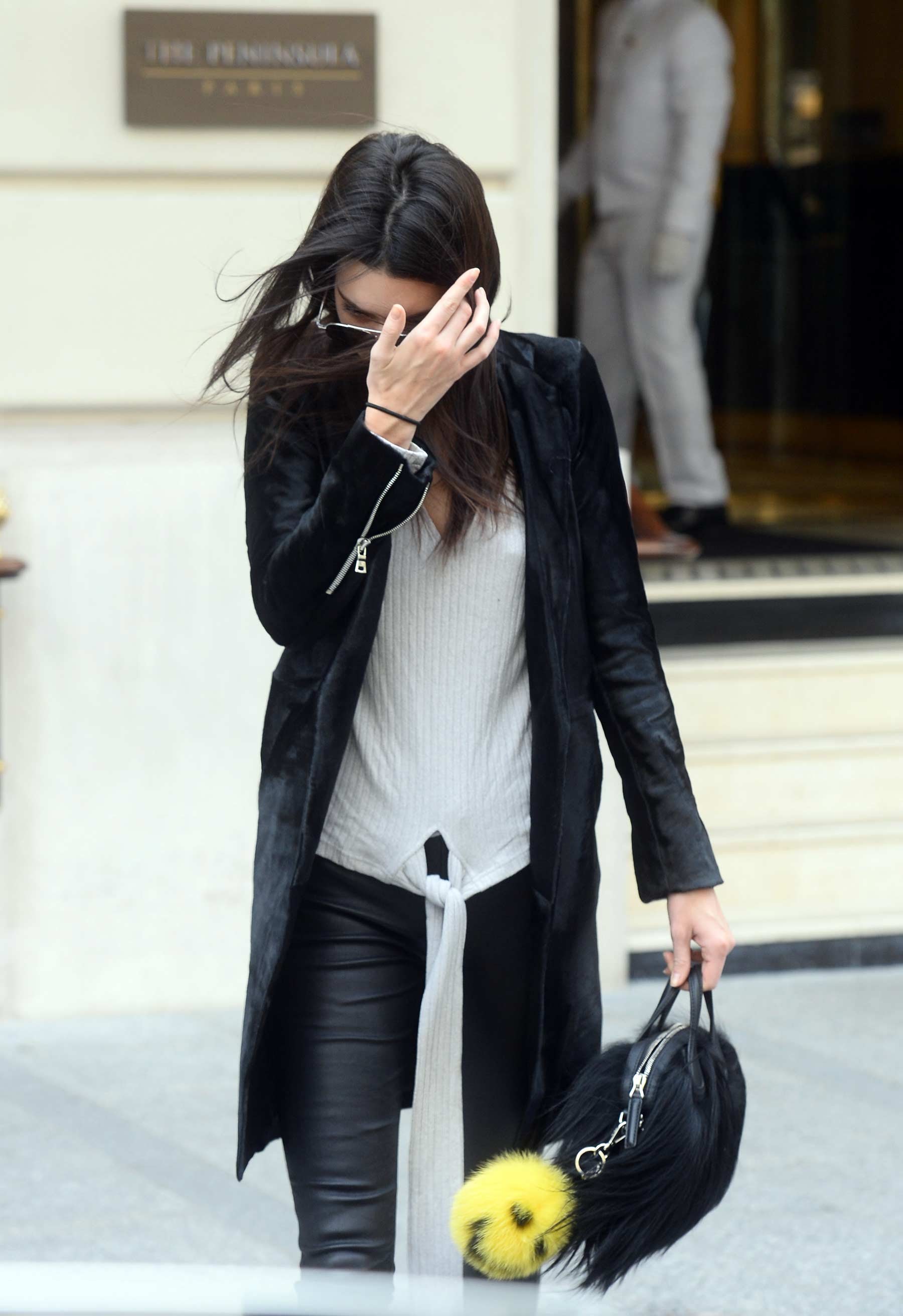 Kendall Jenner out in Paris