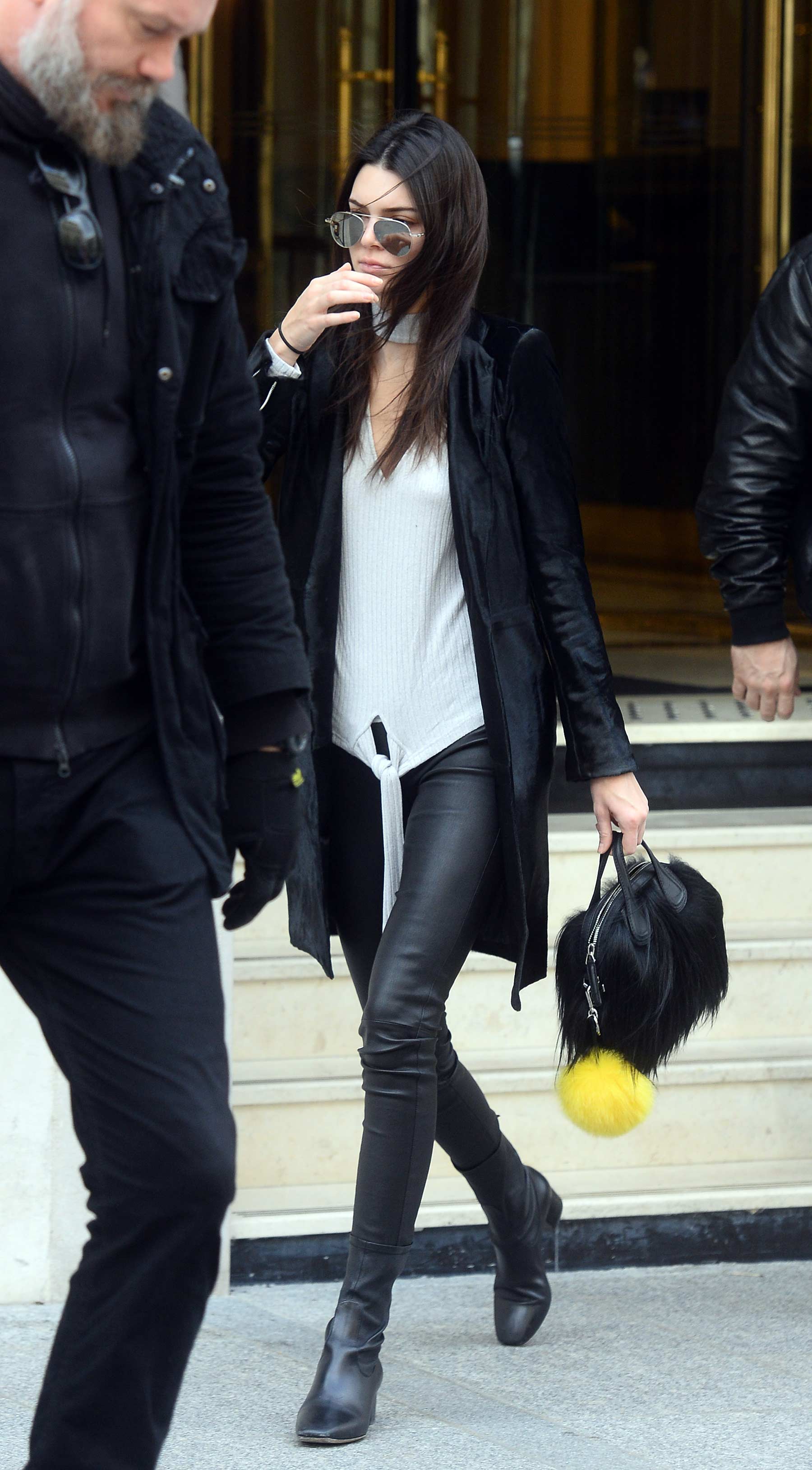 Kendall Jenner out in Paris