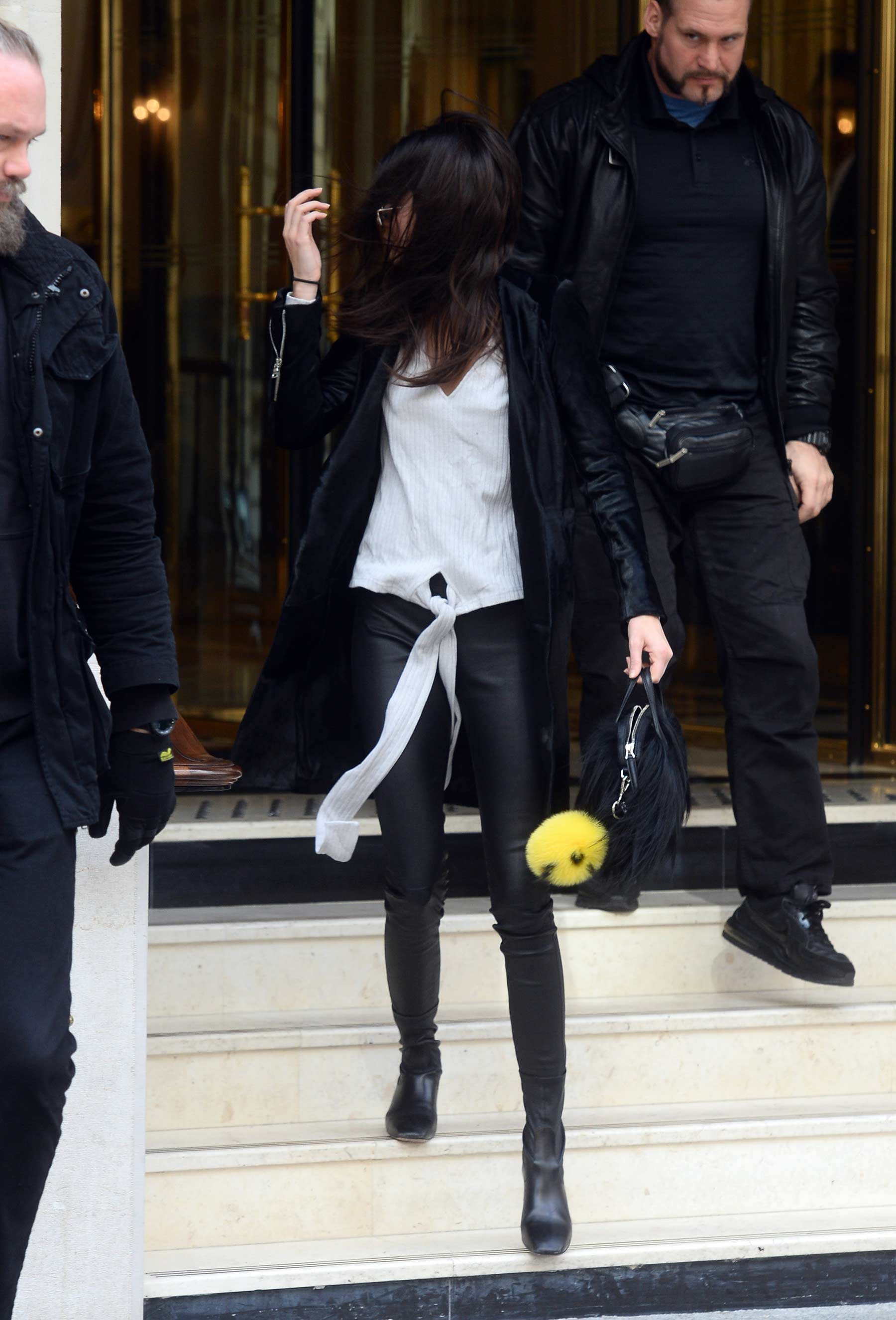 Kendall Jenner out in Paris