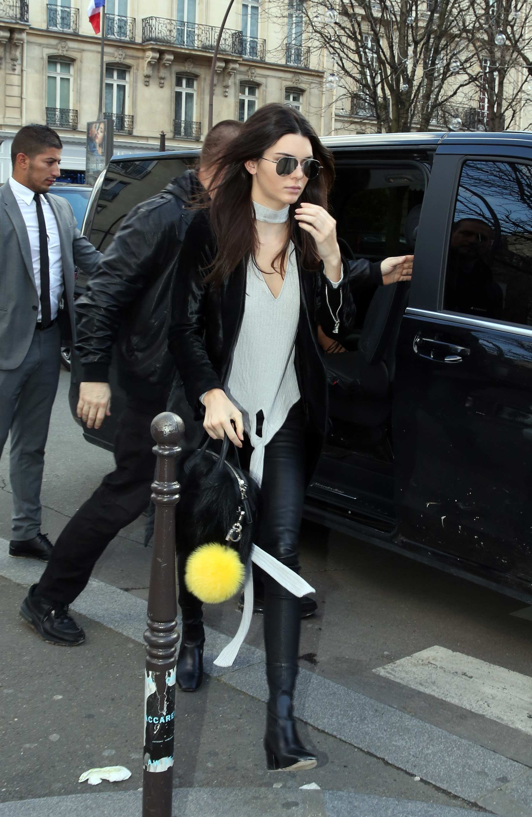 Kendall Jenner out in Paris