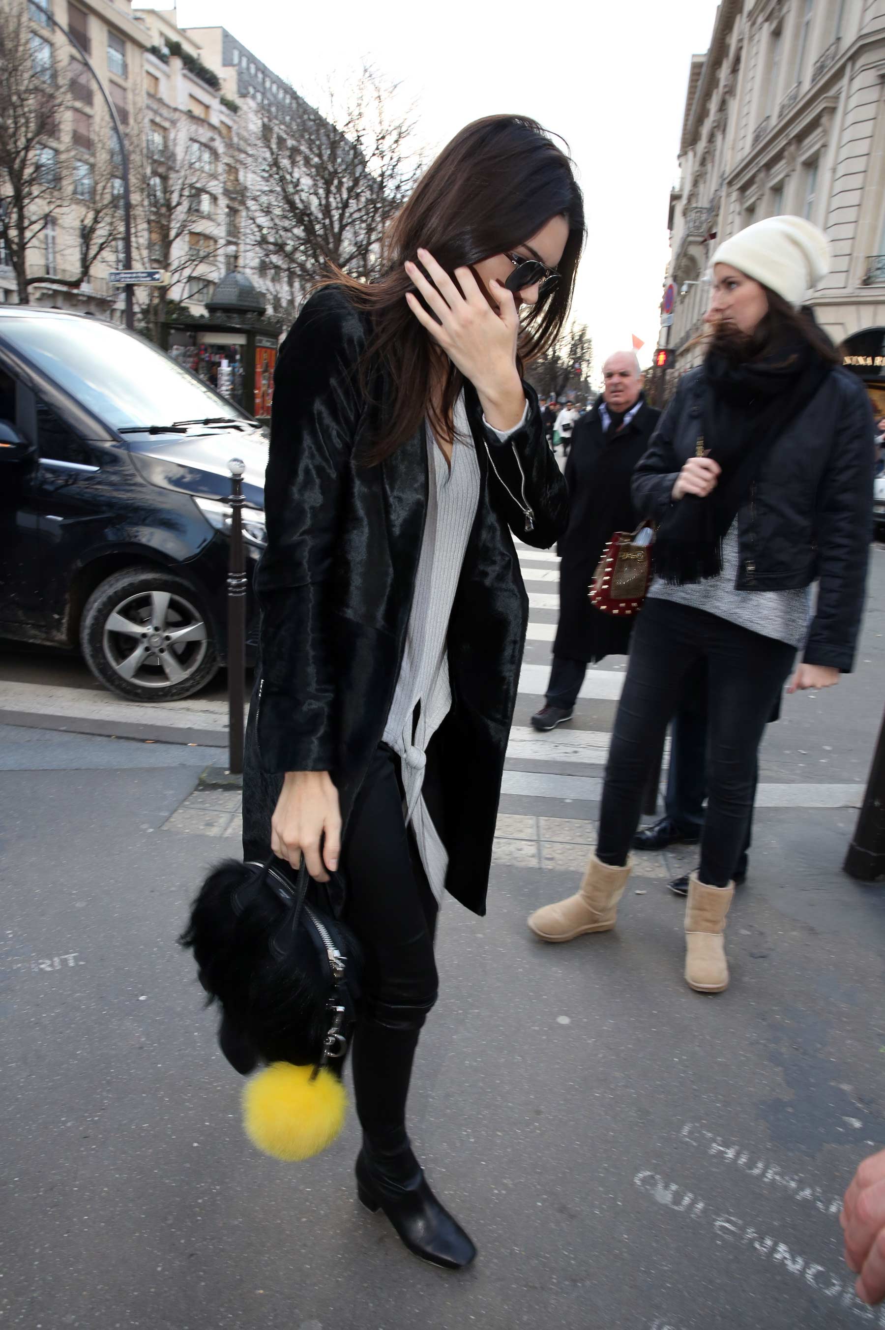 Kendall Jenner out in Paris