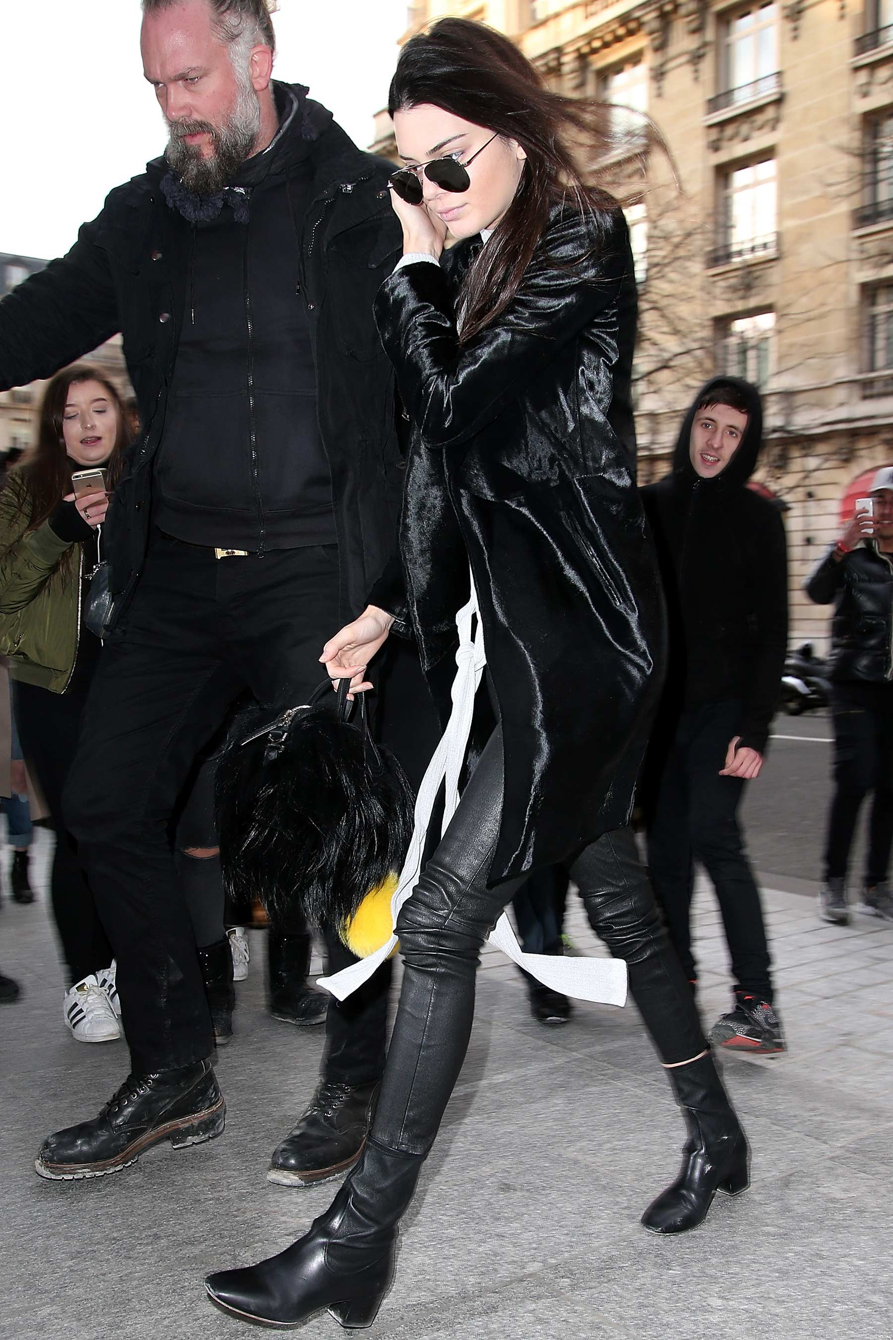 Kendall Jenner out in Paris