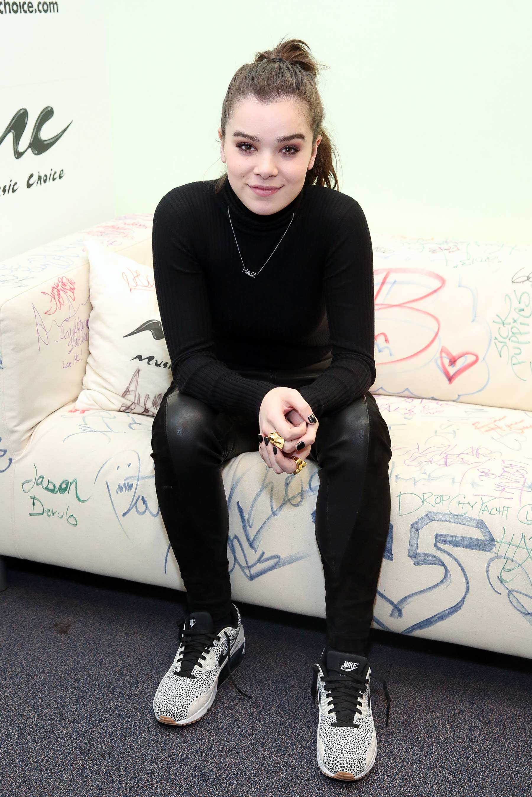 Hailee Steinfeld at Music Choice in New York