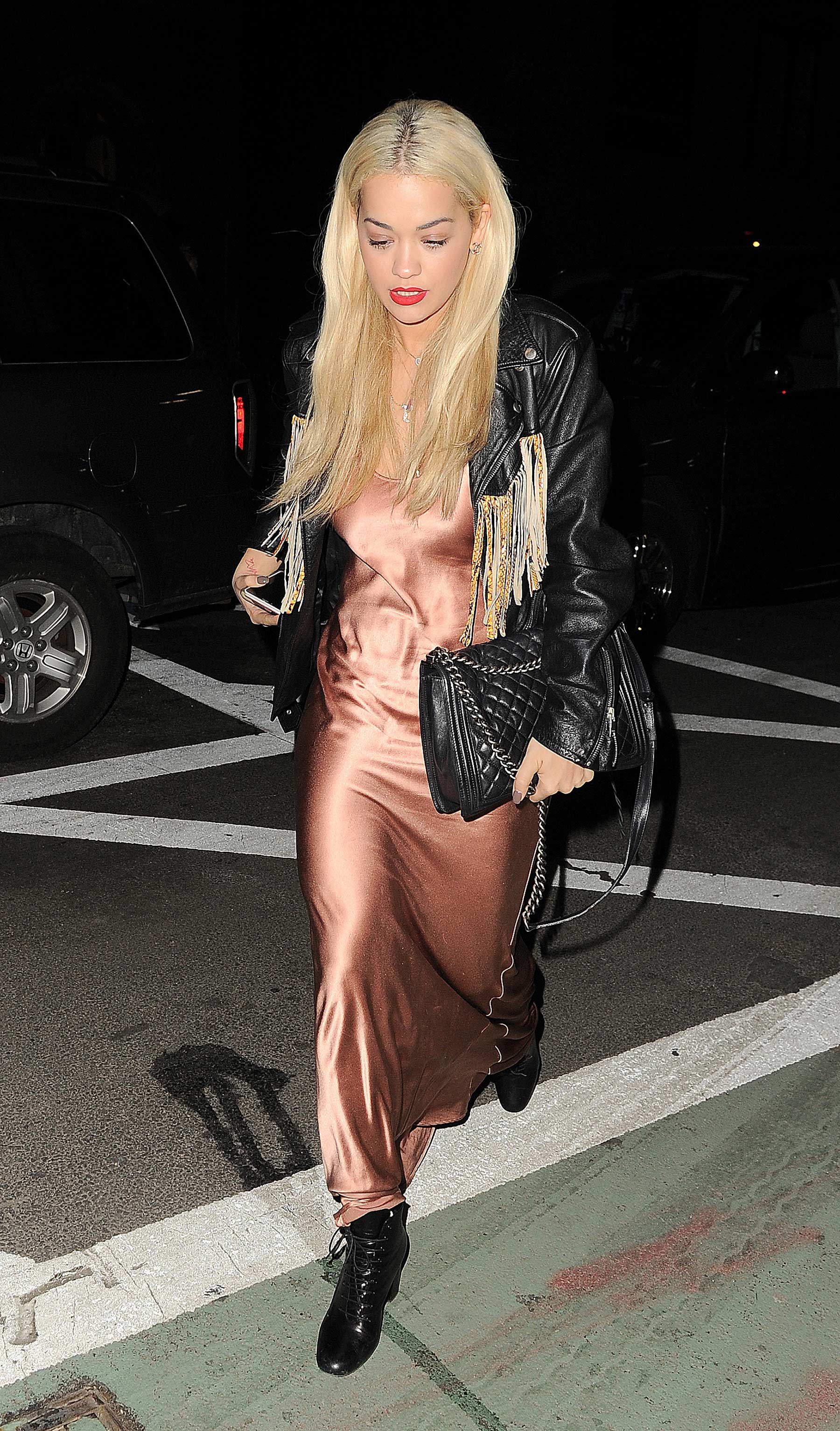 Rita Ora at ACME Restaurant in NYC