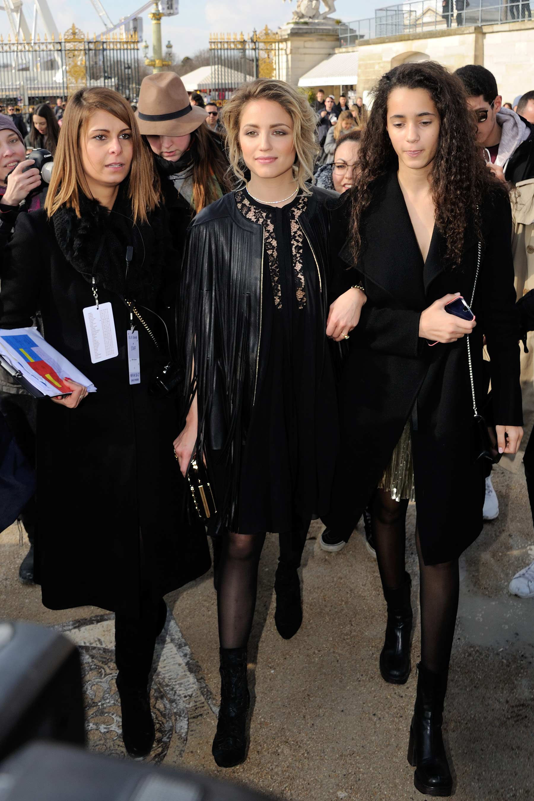 Dianna Agron at Elie Saab Fashion Show