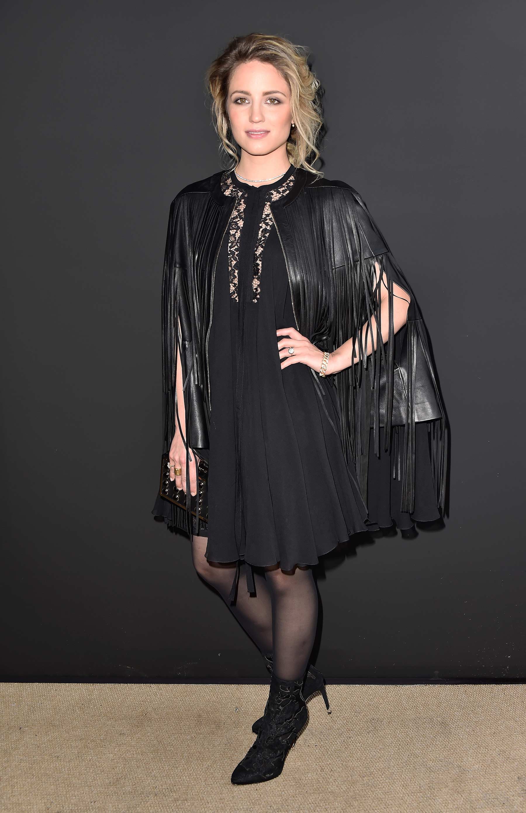 Dianna Agron at Elie Saab Fashion Show