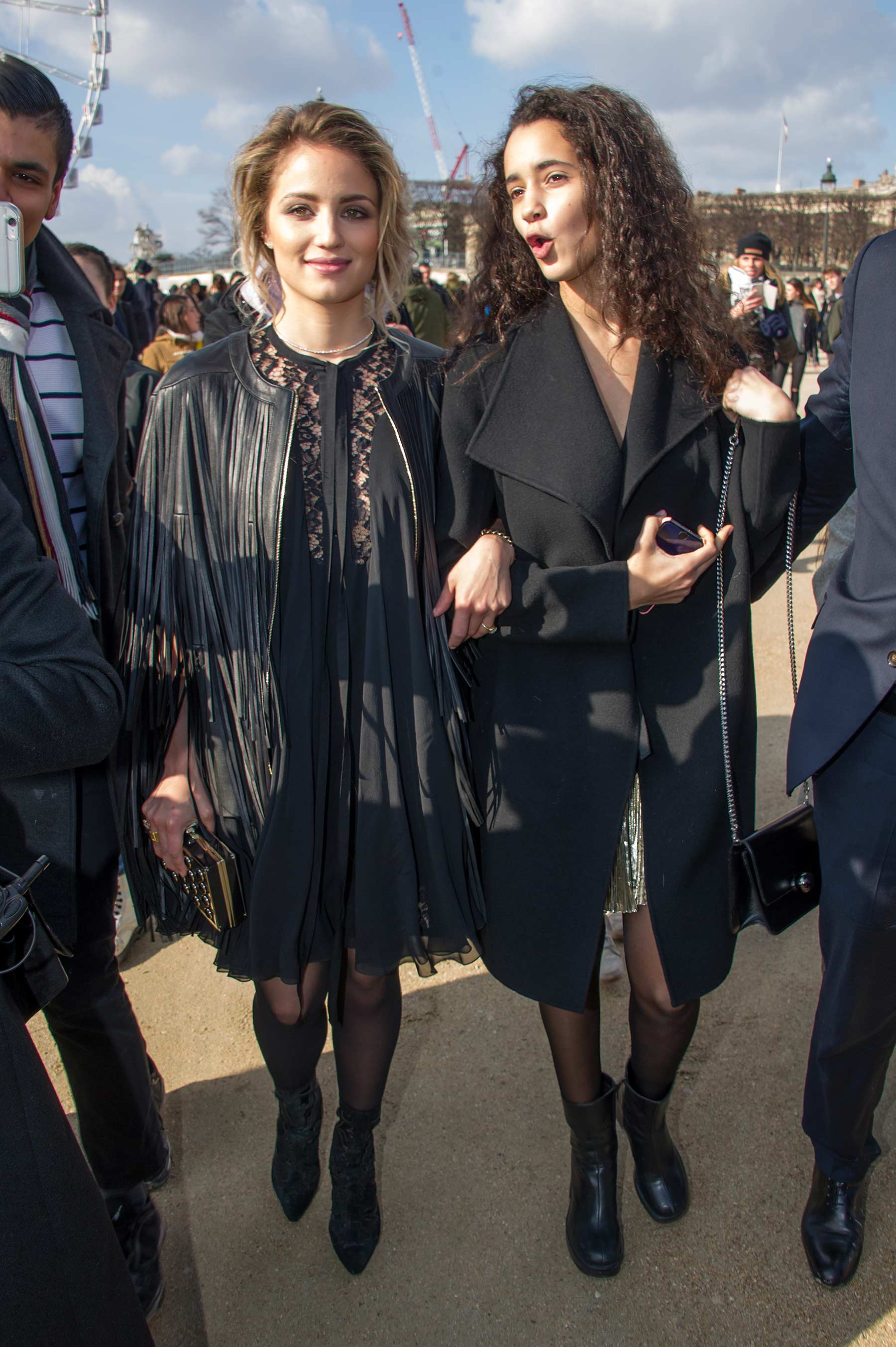 Dianna Agron at Elie Saab Fashion Show