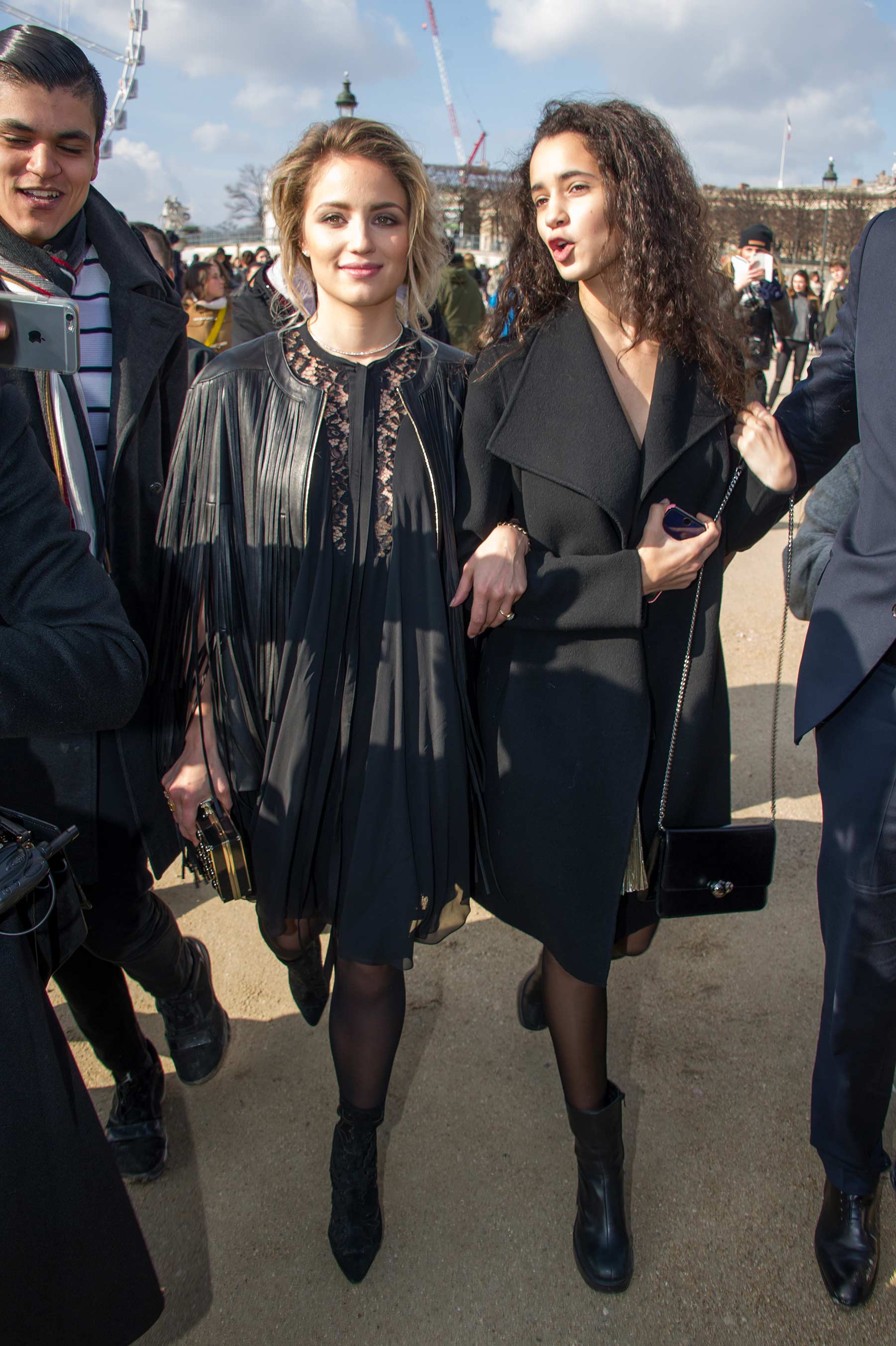 Dianna Agron at Elie Saab Fashion Show