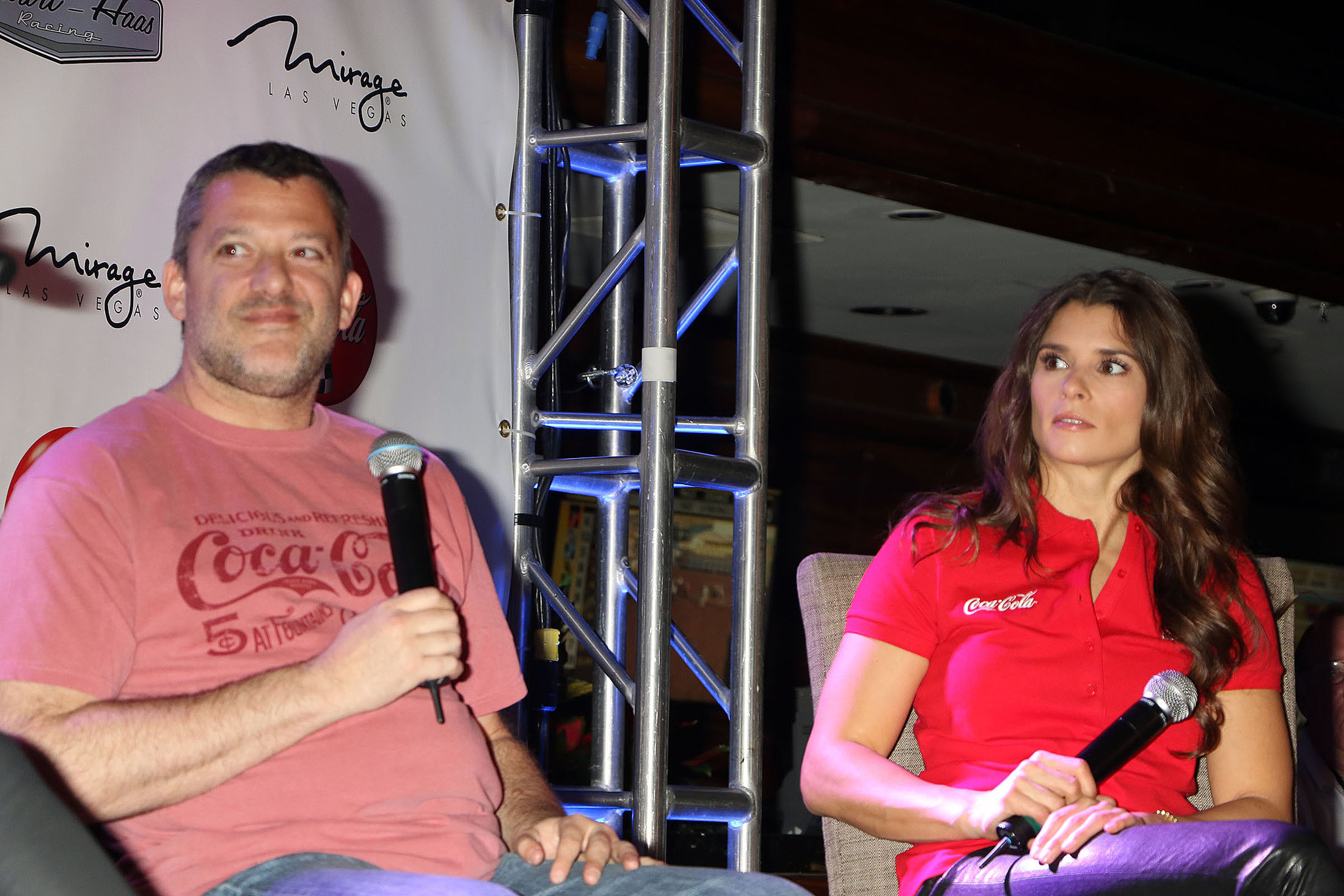 Danica Patrick attends NASCAR Q&A Las Vegas