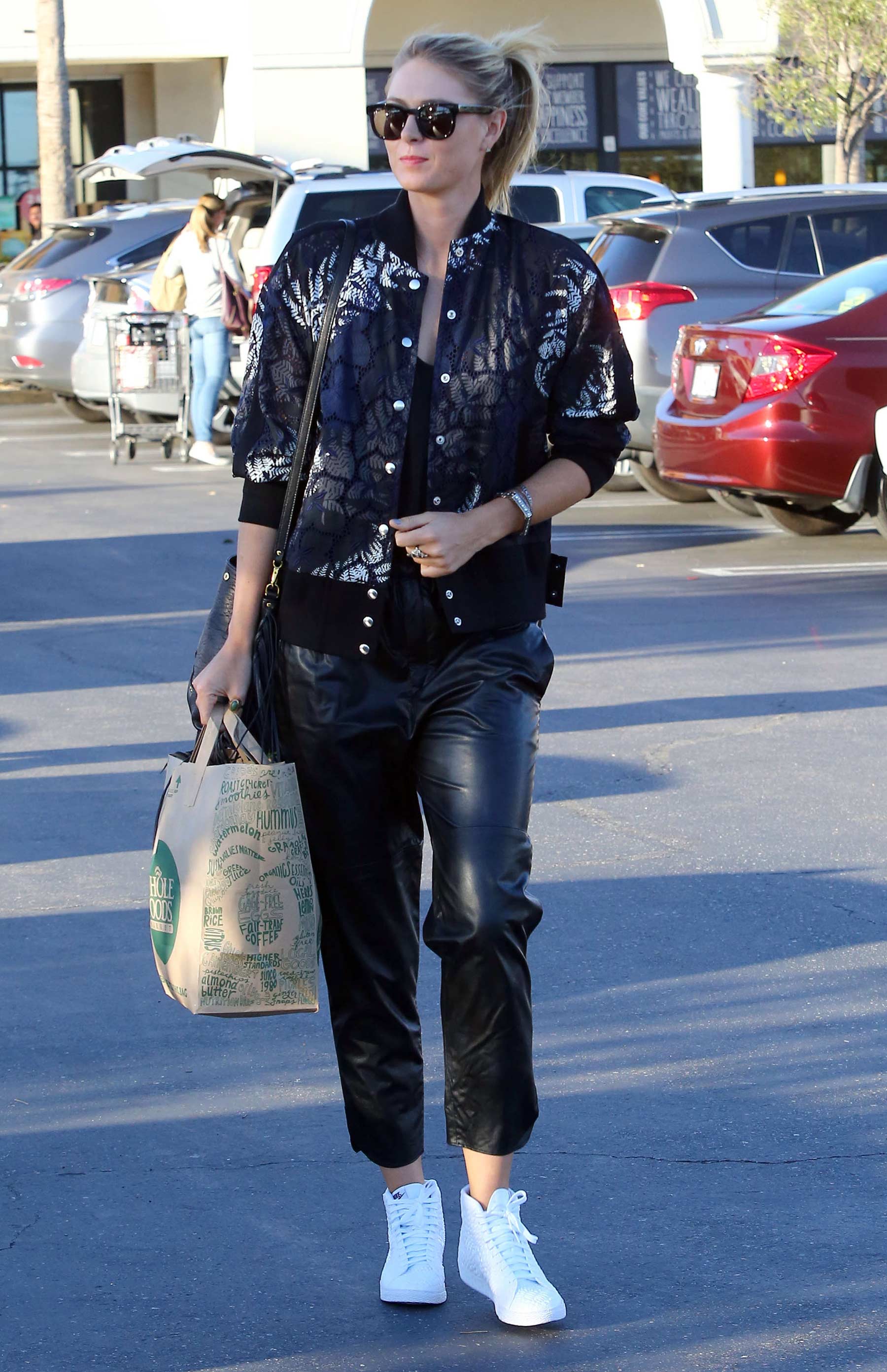 Maria Sharapova out shopping at Whole Foods