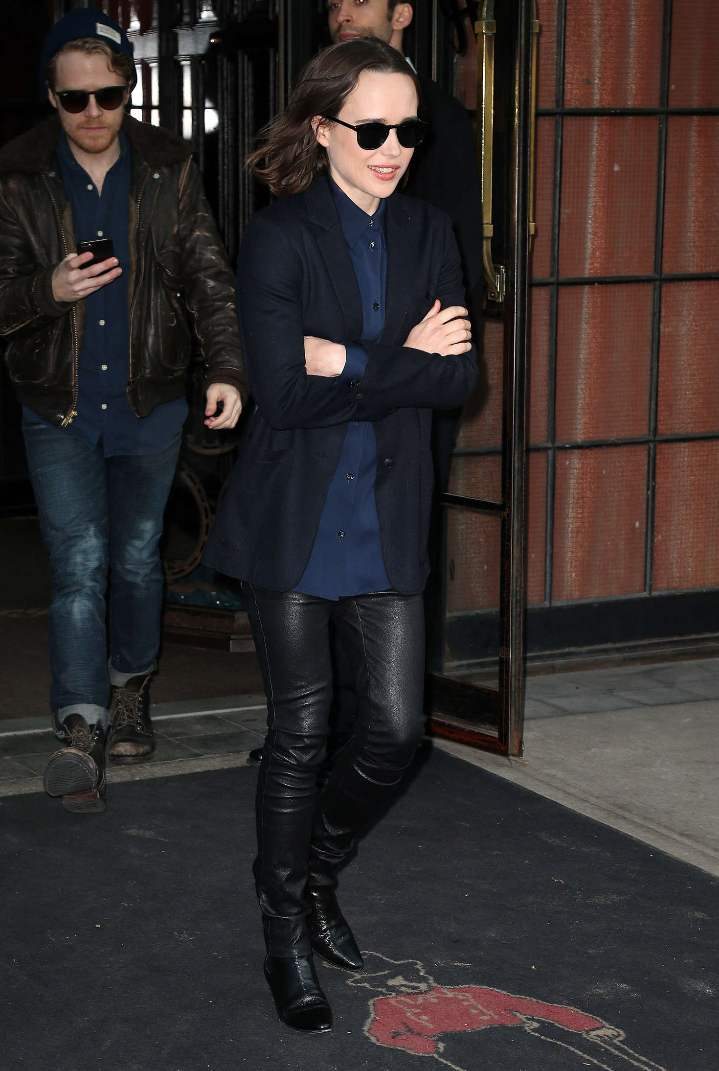 Ellen Page is spotted outside The Bowery Hotel