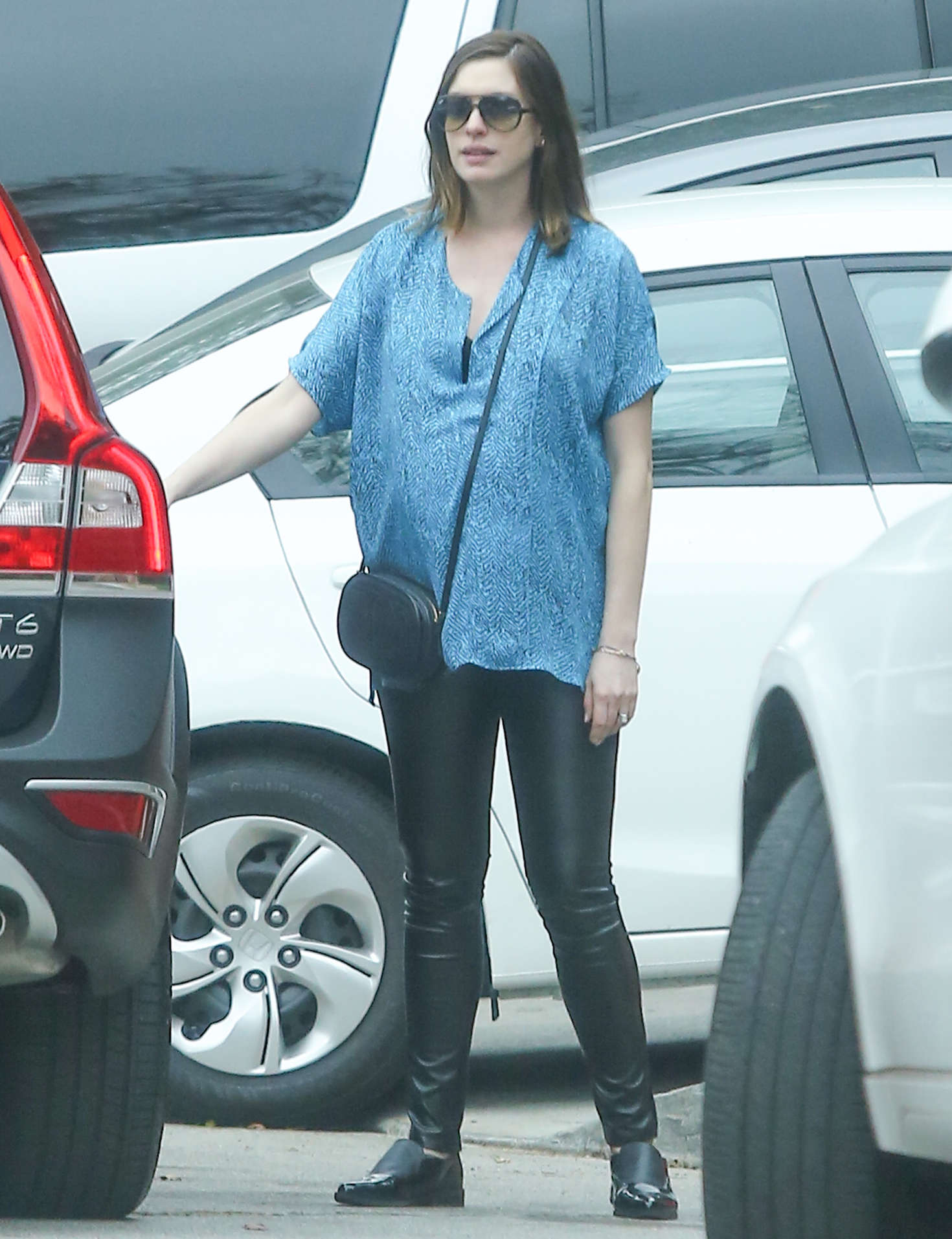 Anne Hathaway out in Hollywood