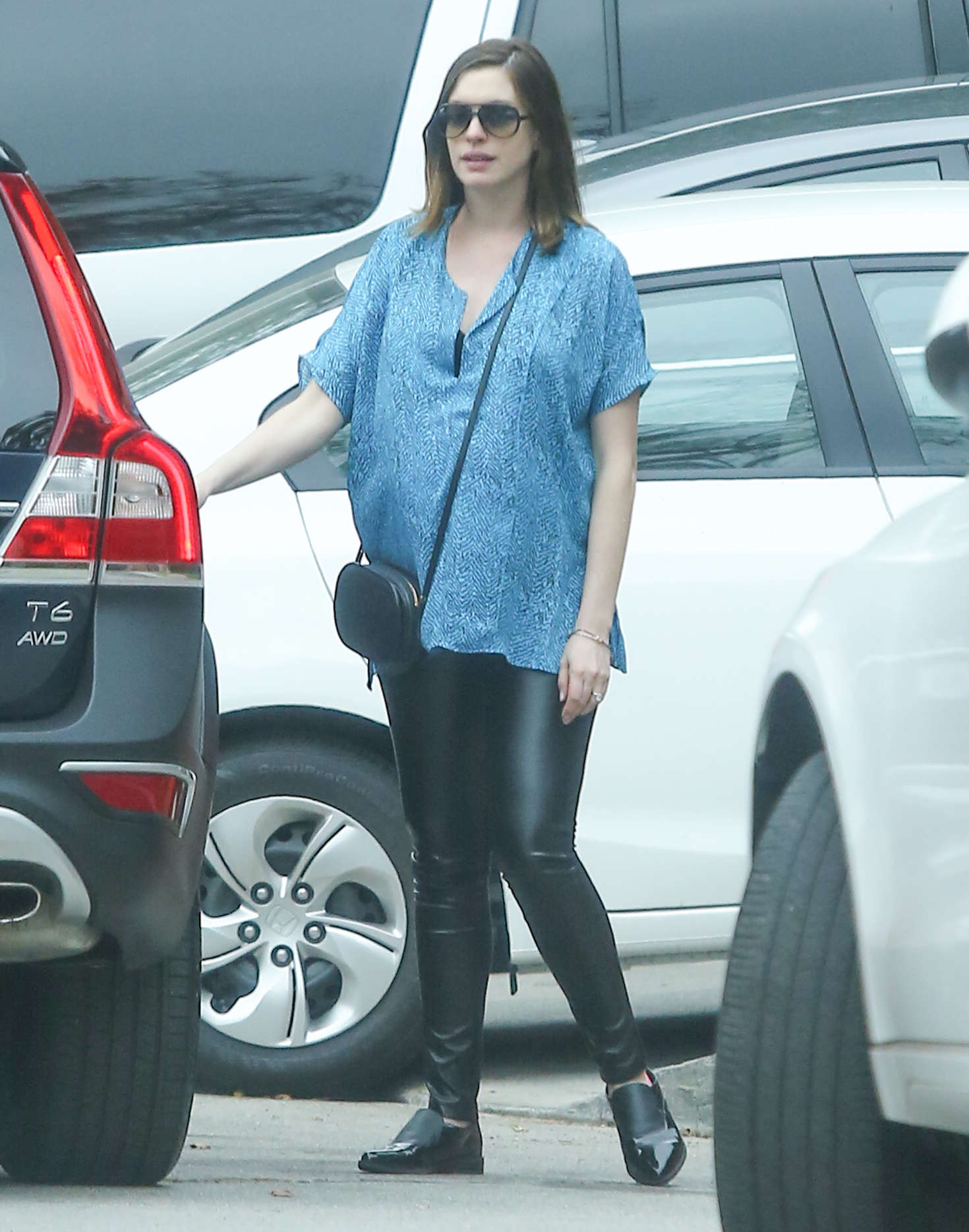 Anne Hathaway out in Hollywood