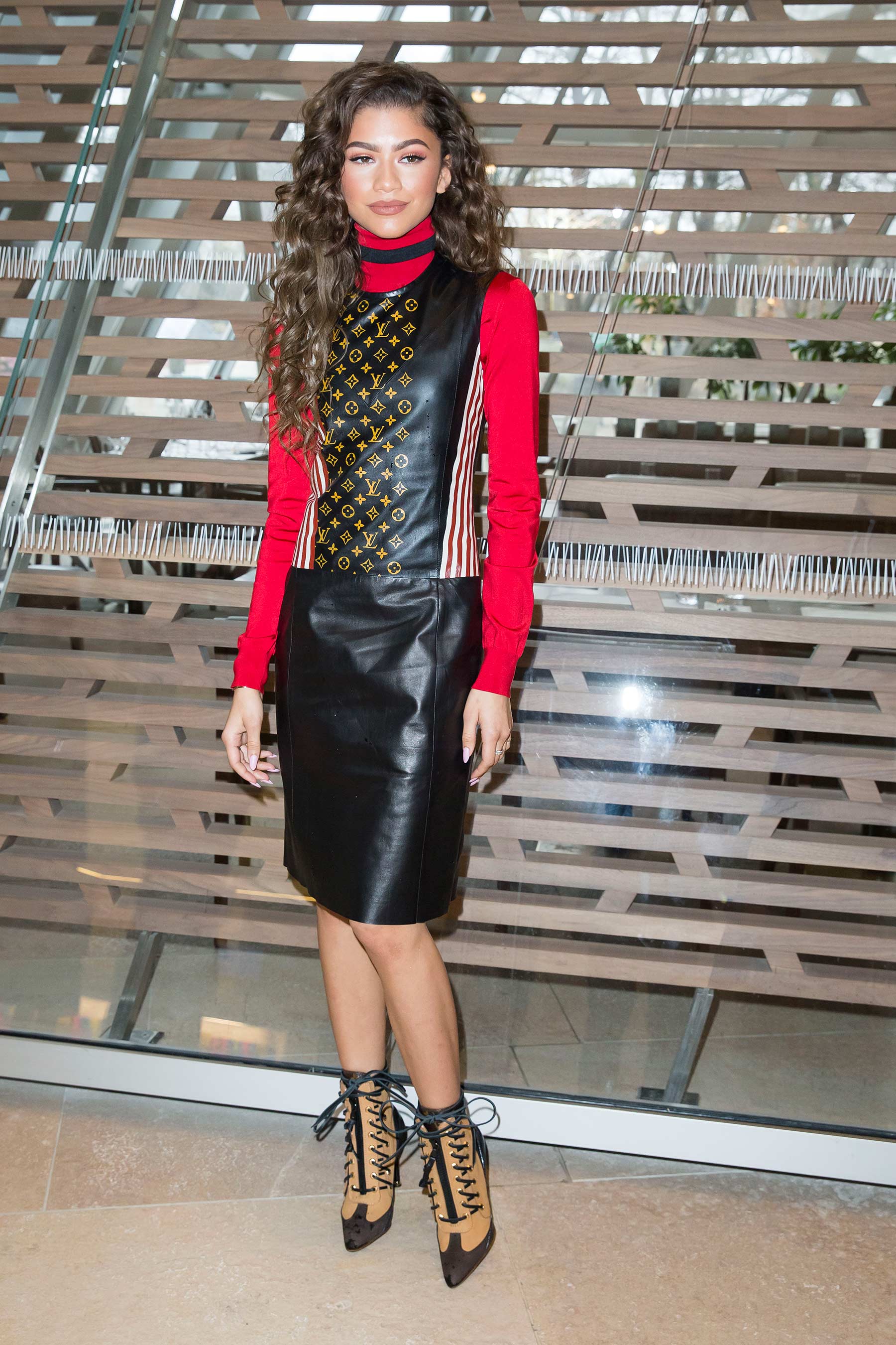 Zendaya attends Louis Vuitton Fashion Show