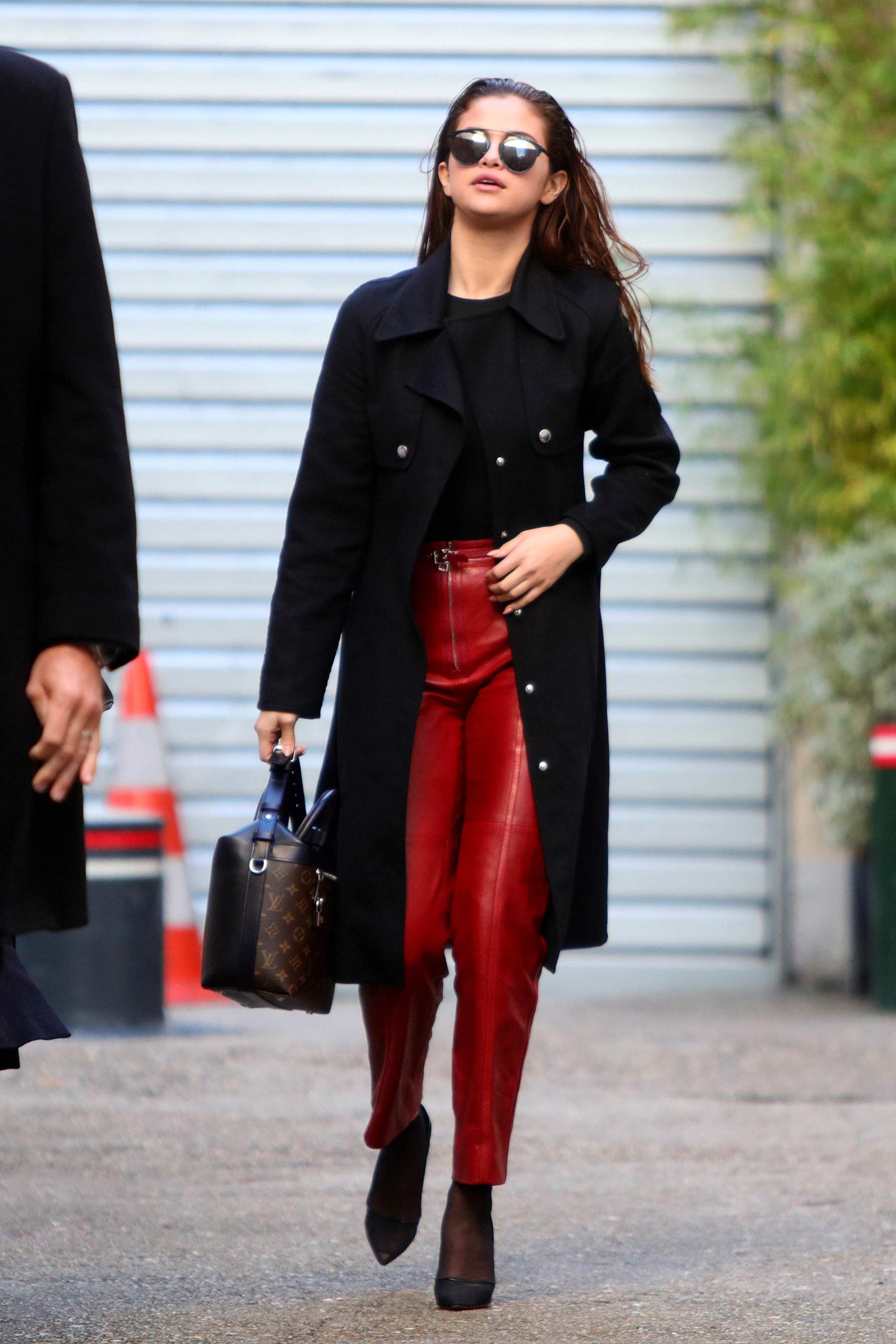 Selena Gomez at her hotel in Paris