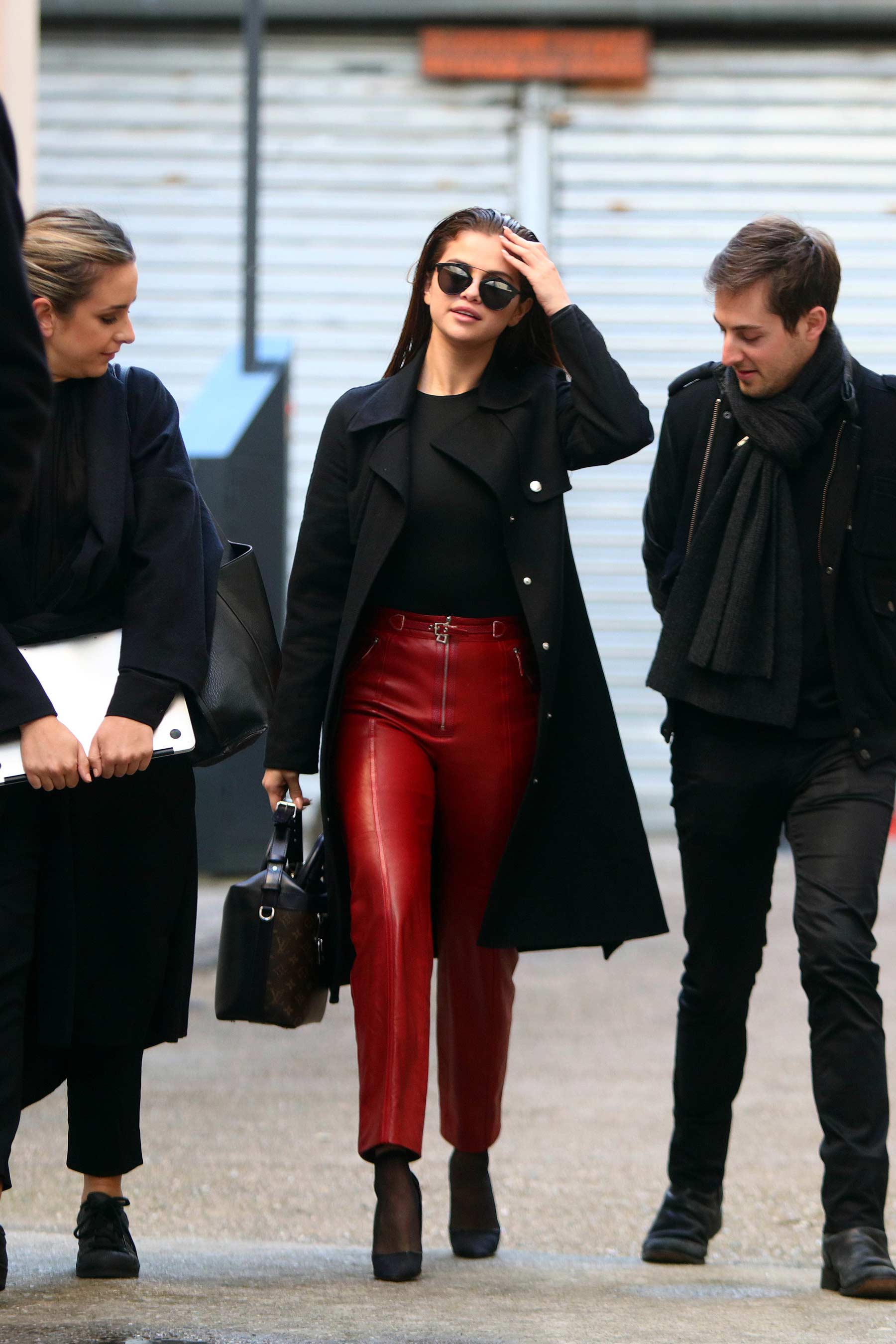 Selena Gomez at her hotel in Paris