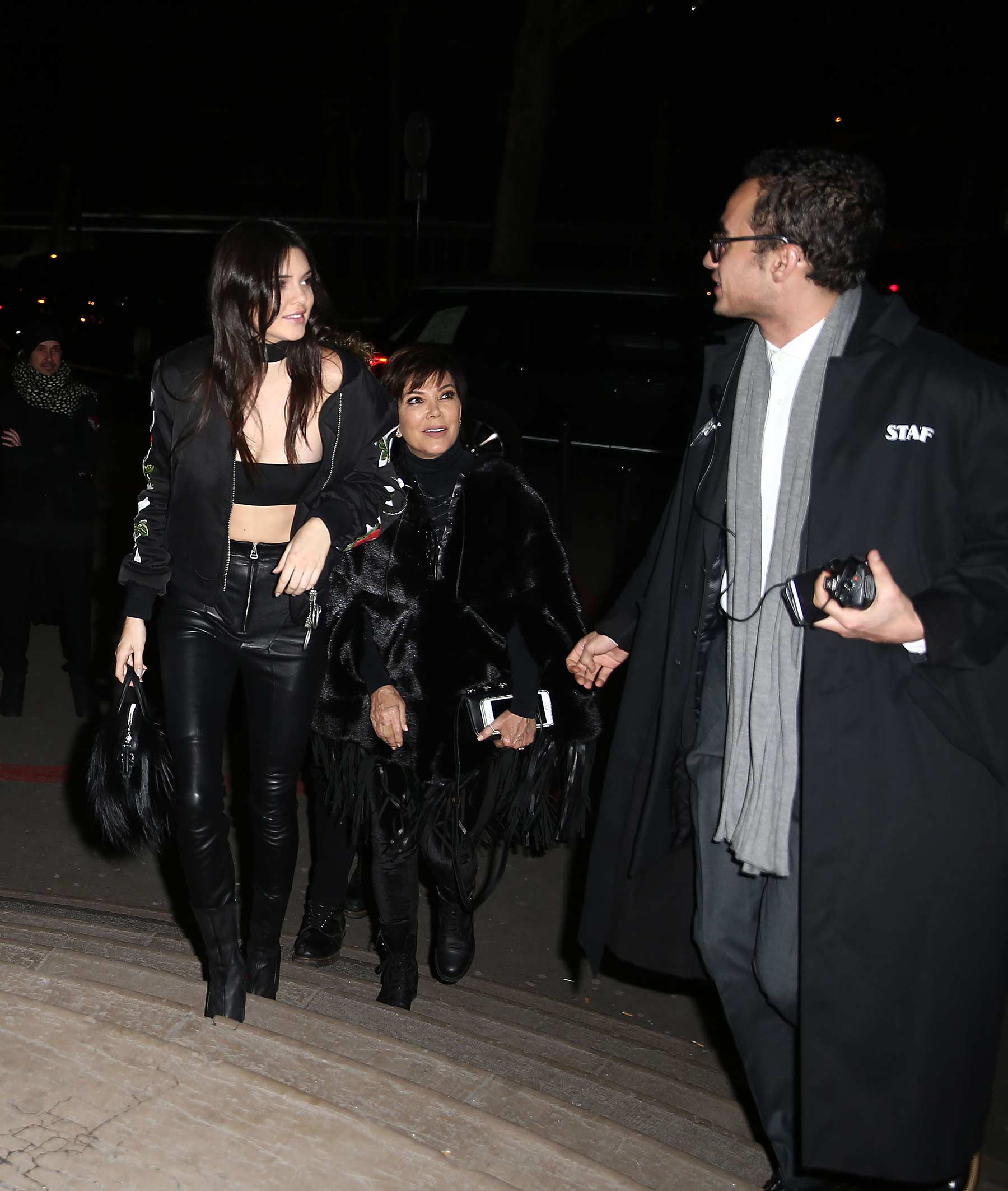 Kendall Jenner leaving the Off-White fashion show