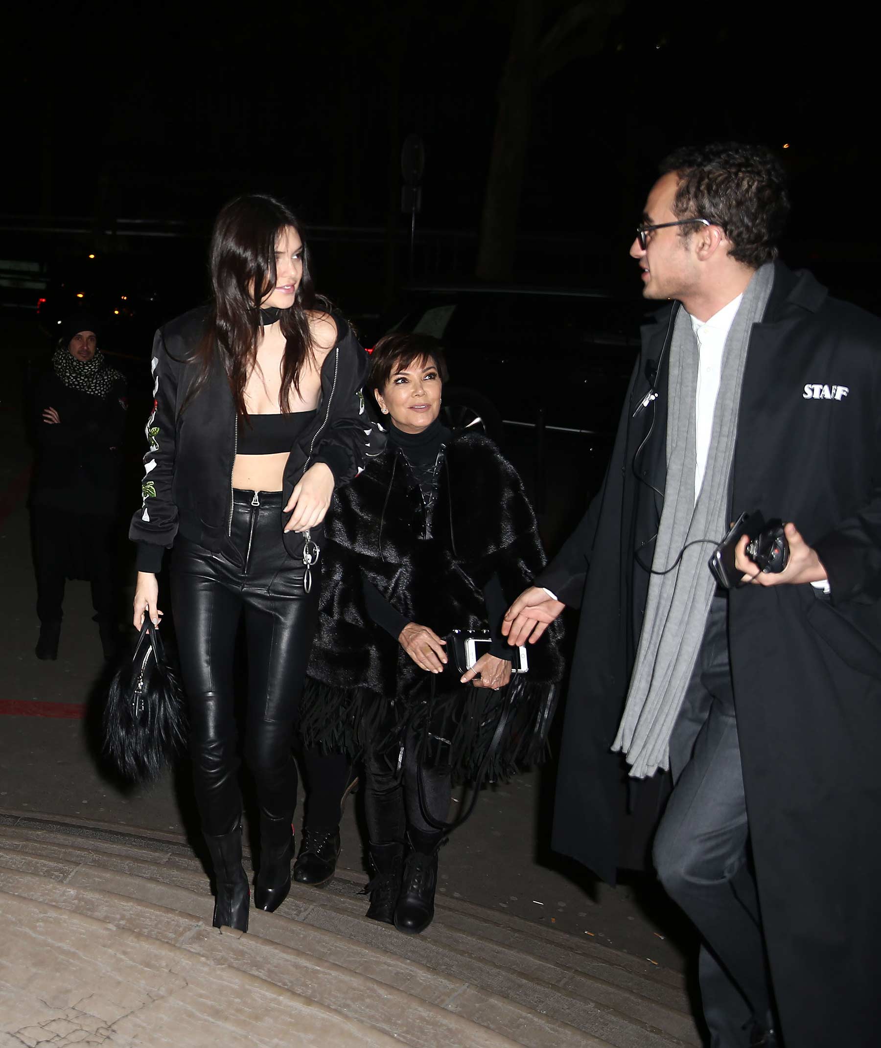 Kendall Jenner leaving the Off-White fashion show