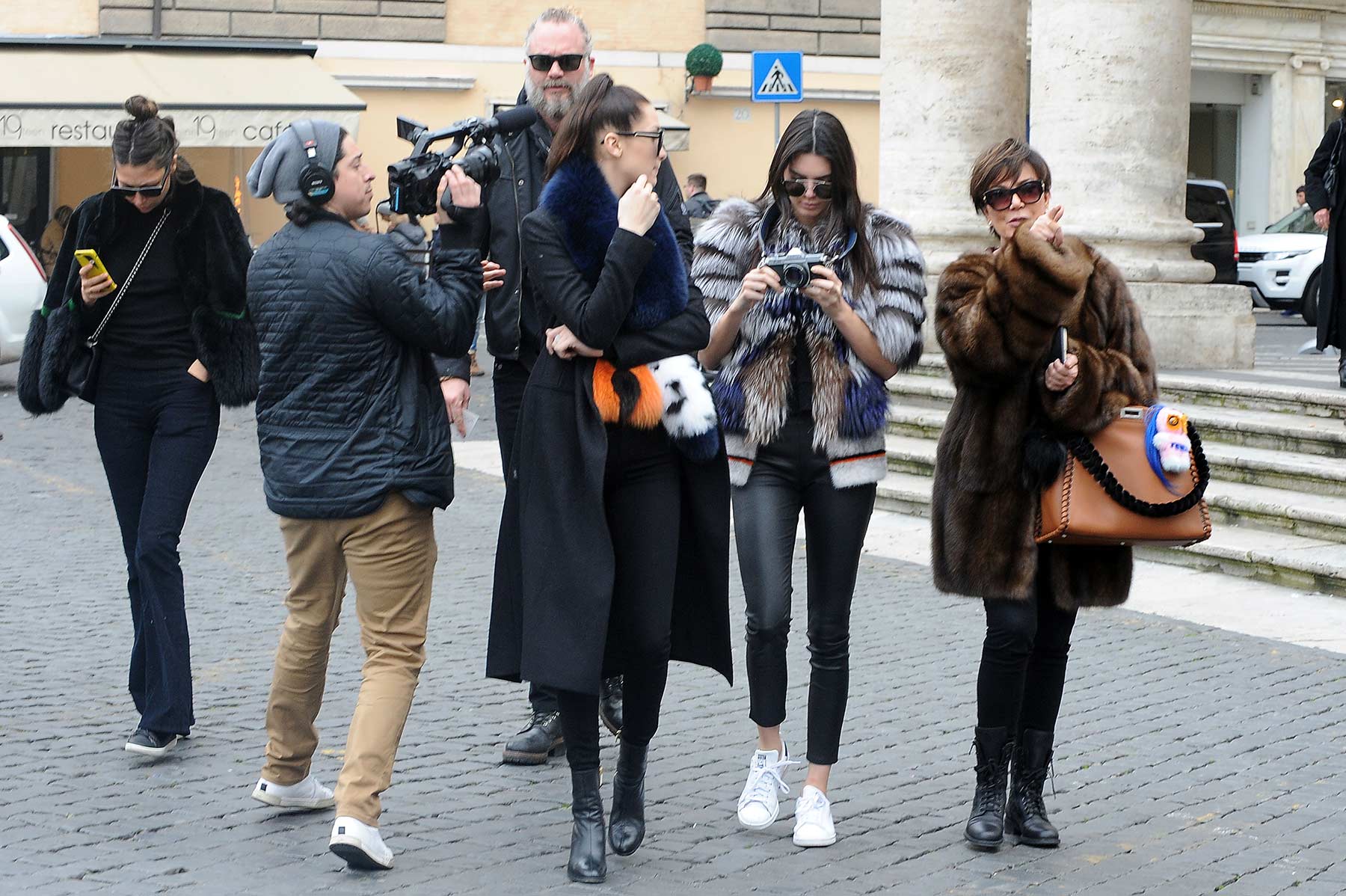 Kendall Jenner out in Rome