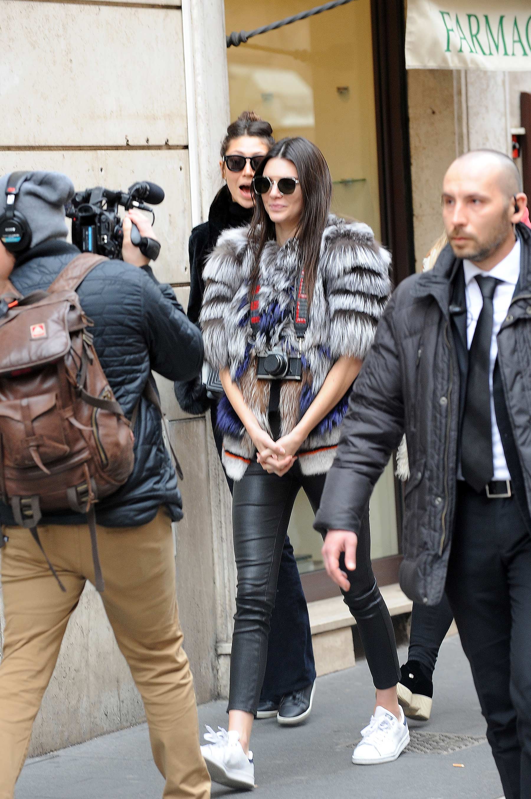 Kendall Jenner out in Rome