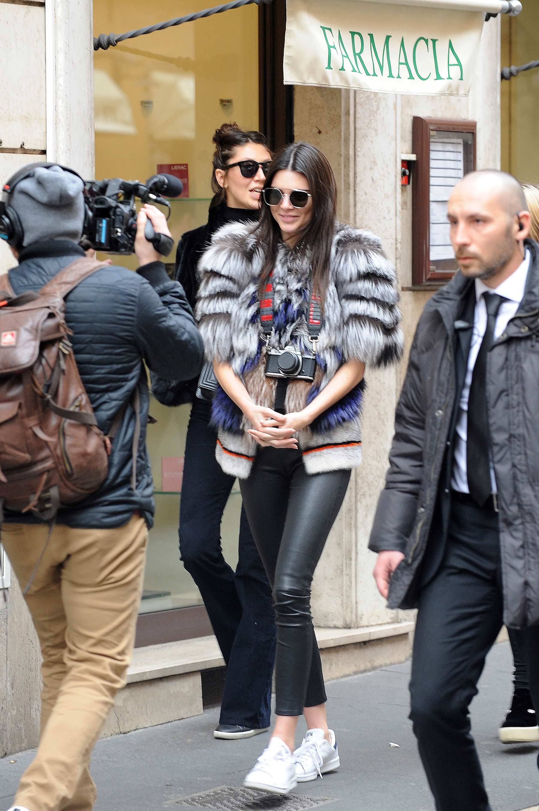 Kendall Jenner out in Rome