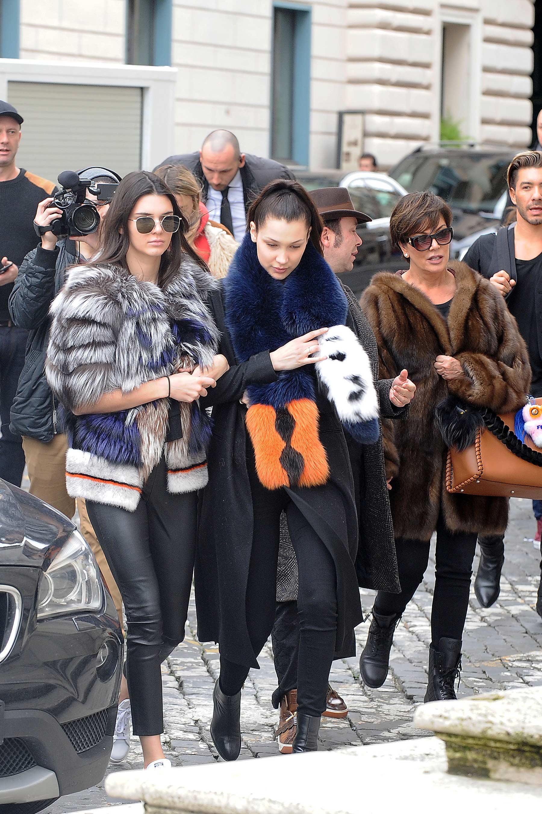 Kendall Jenner out in Rome