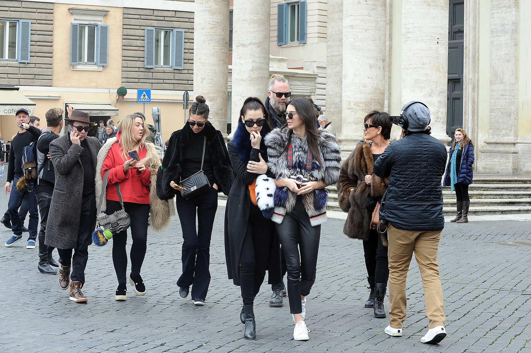 Kendall Jenner out in Rome