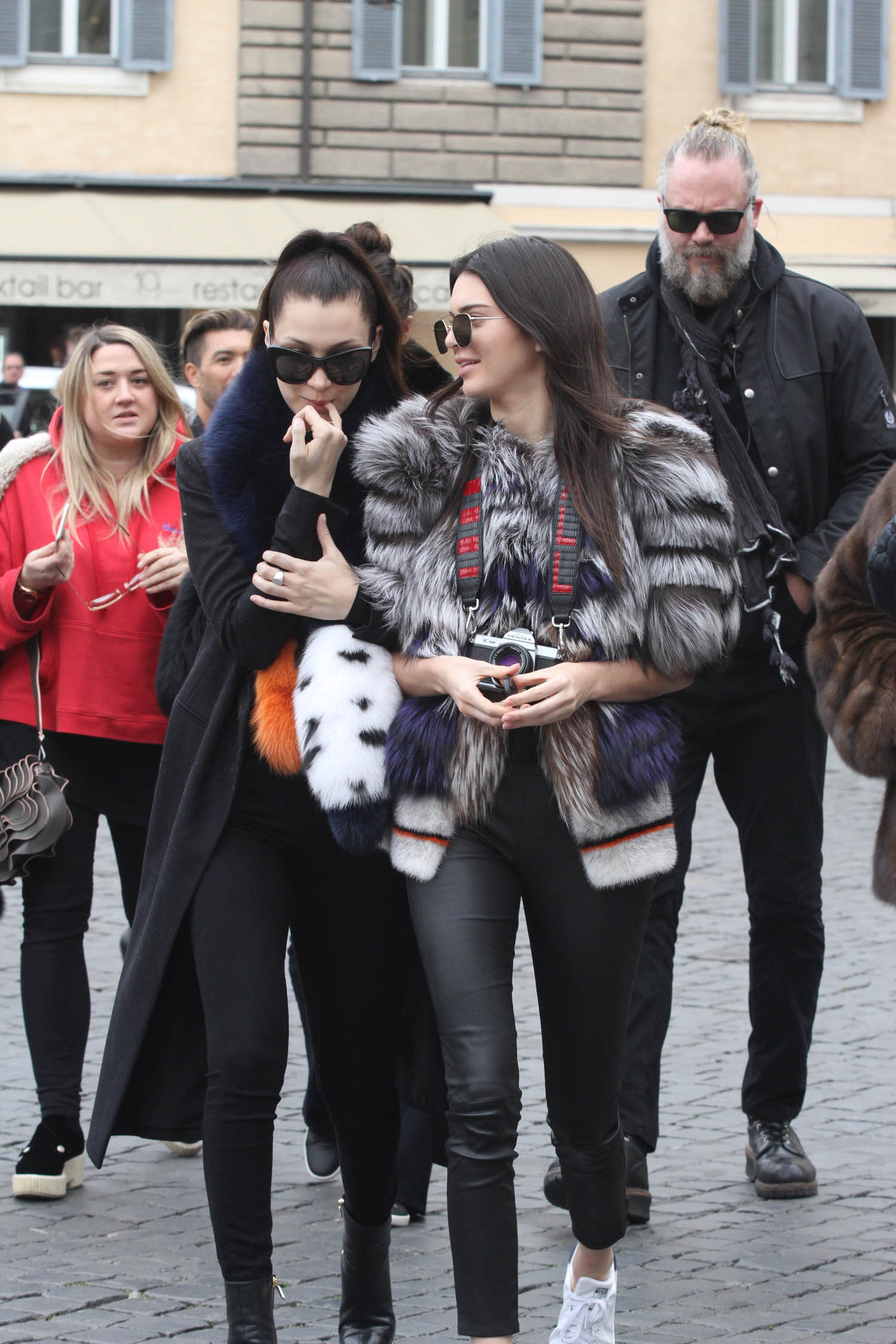 Kendall Jenner out in Rome