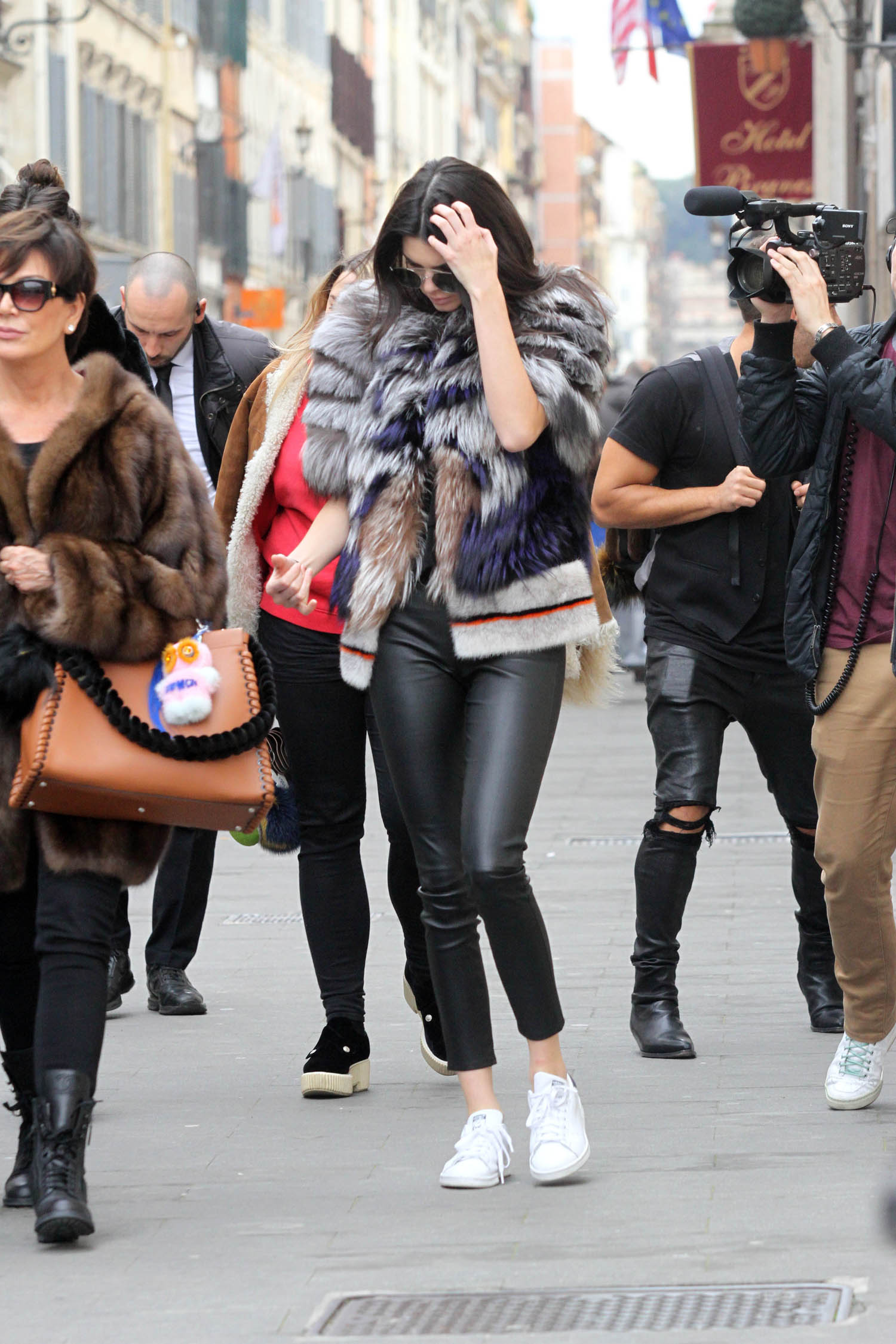 Kendall Jenner out in Rome