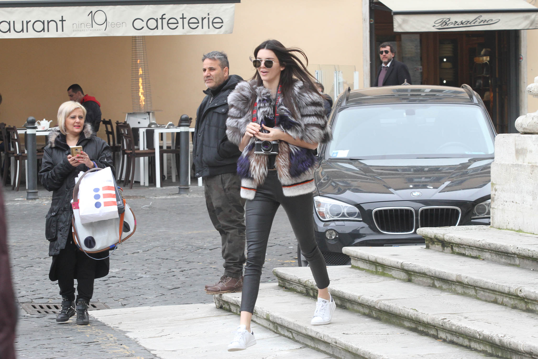 Kendall Jenner out in Rome