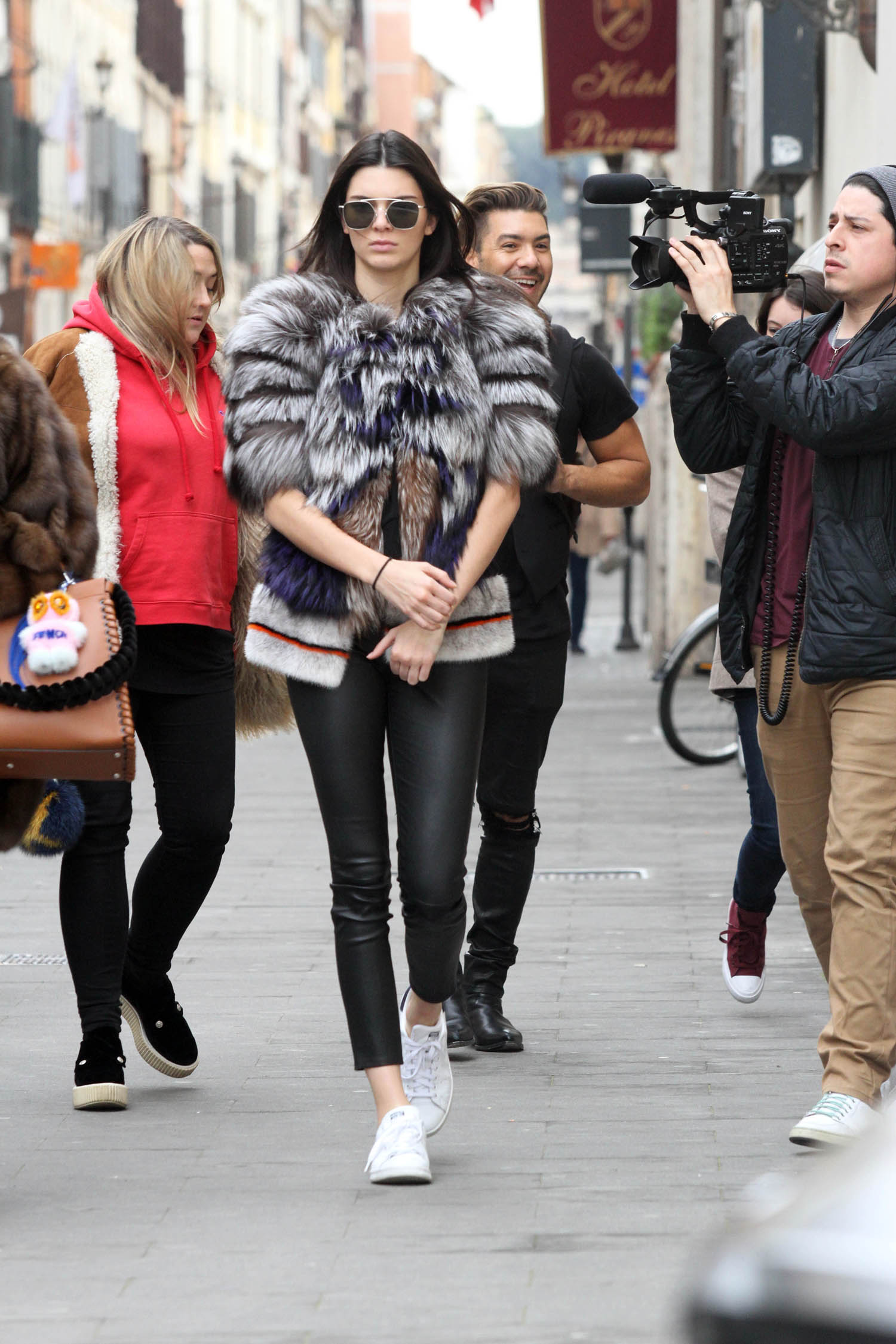 Kendall Jenner out in Rome