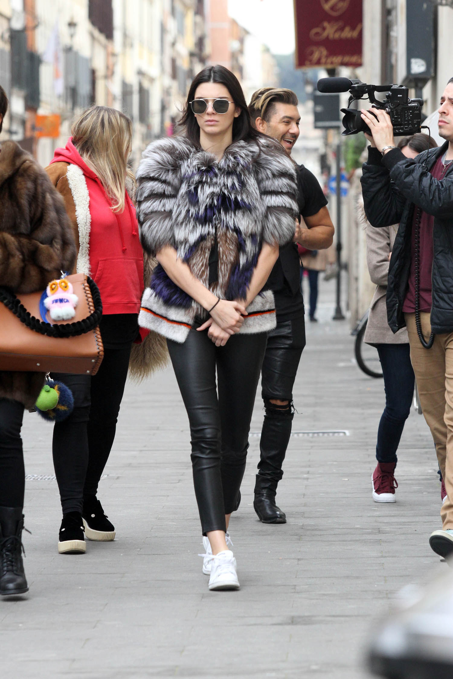 Kendall Jenner out in Rome