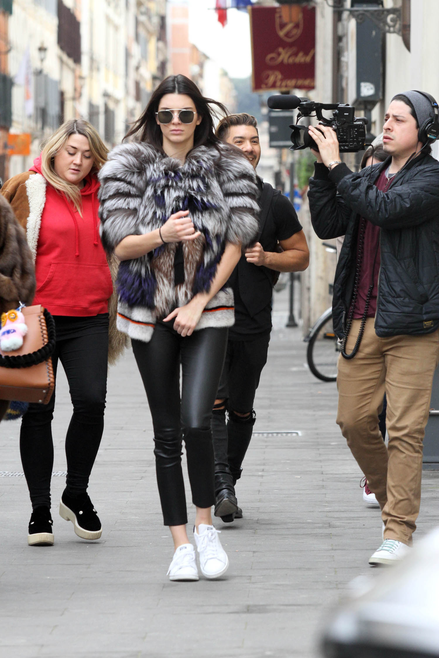 Kendall Jenner out in Rome