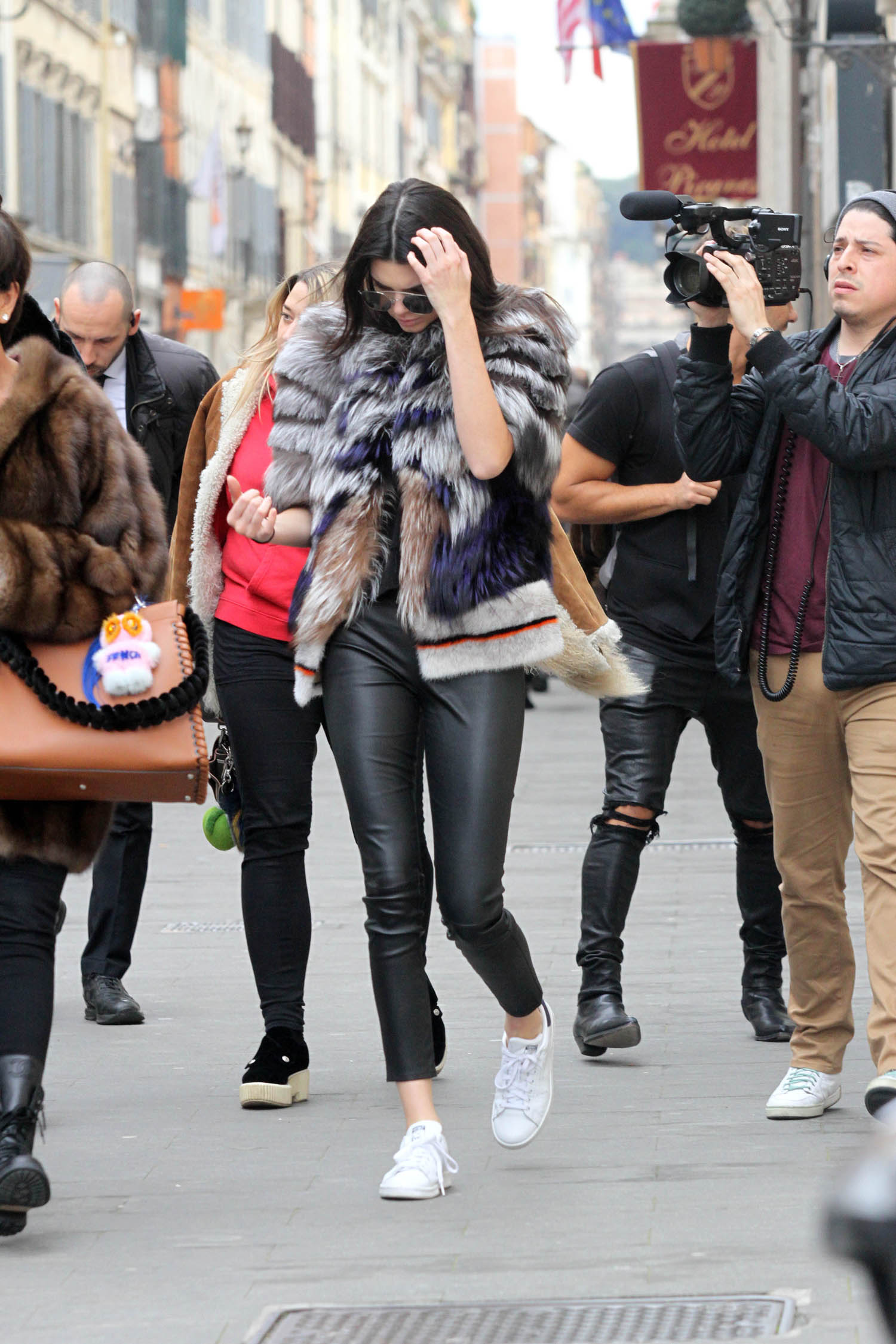 Kendall Jenner out in Rome