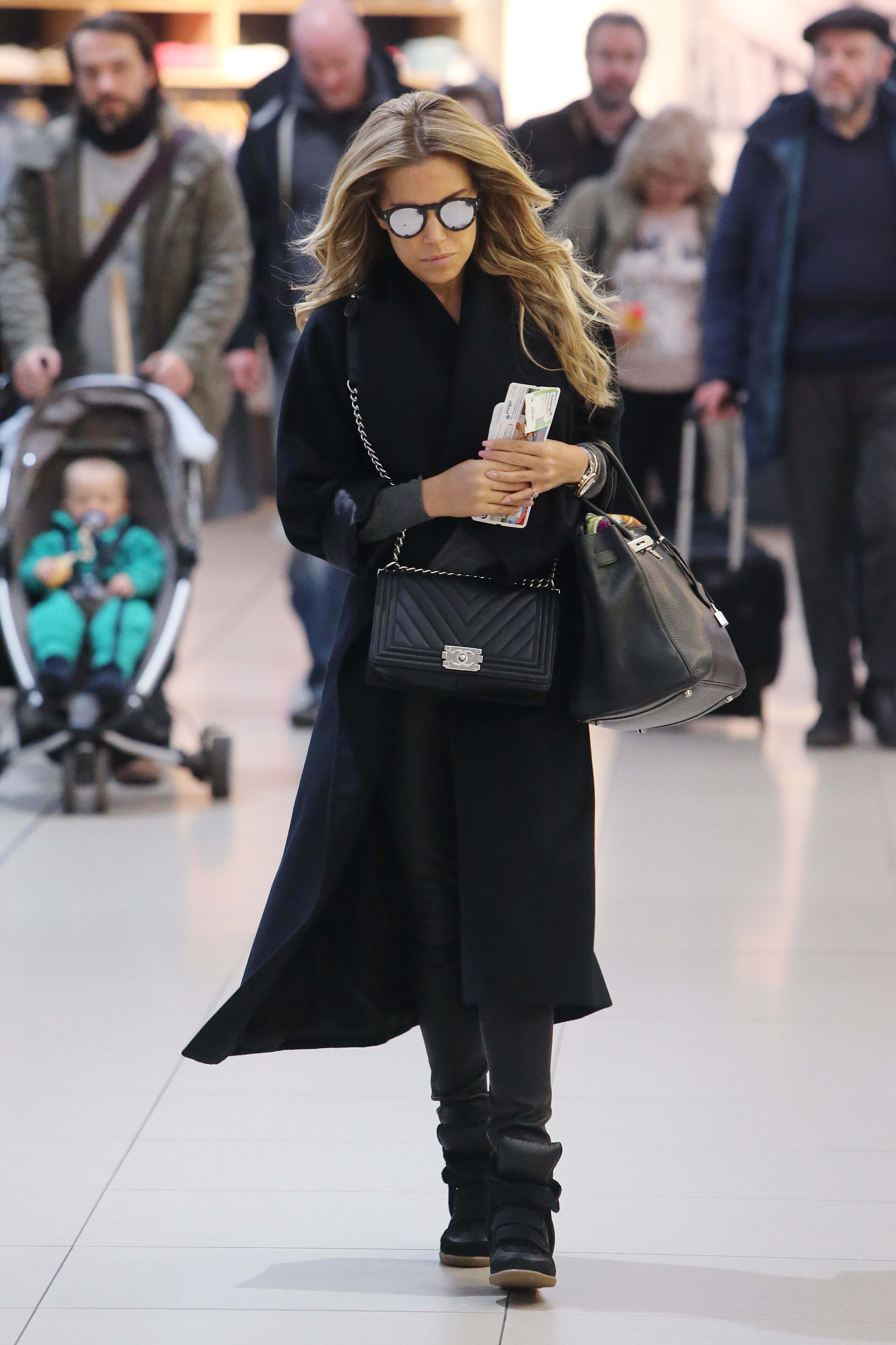 Sylvie Meis at Airport in Koln