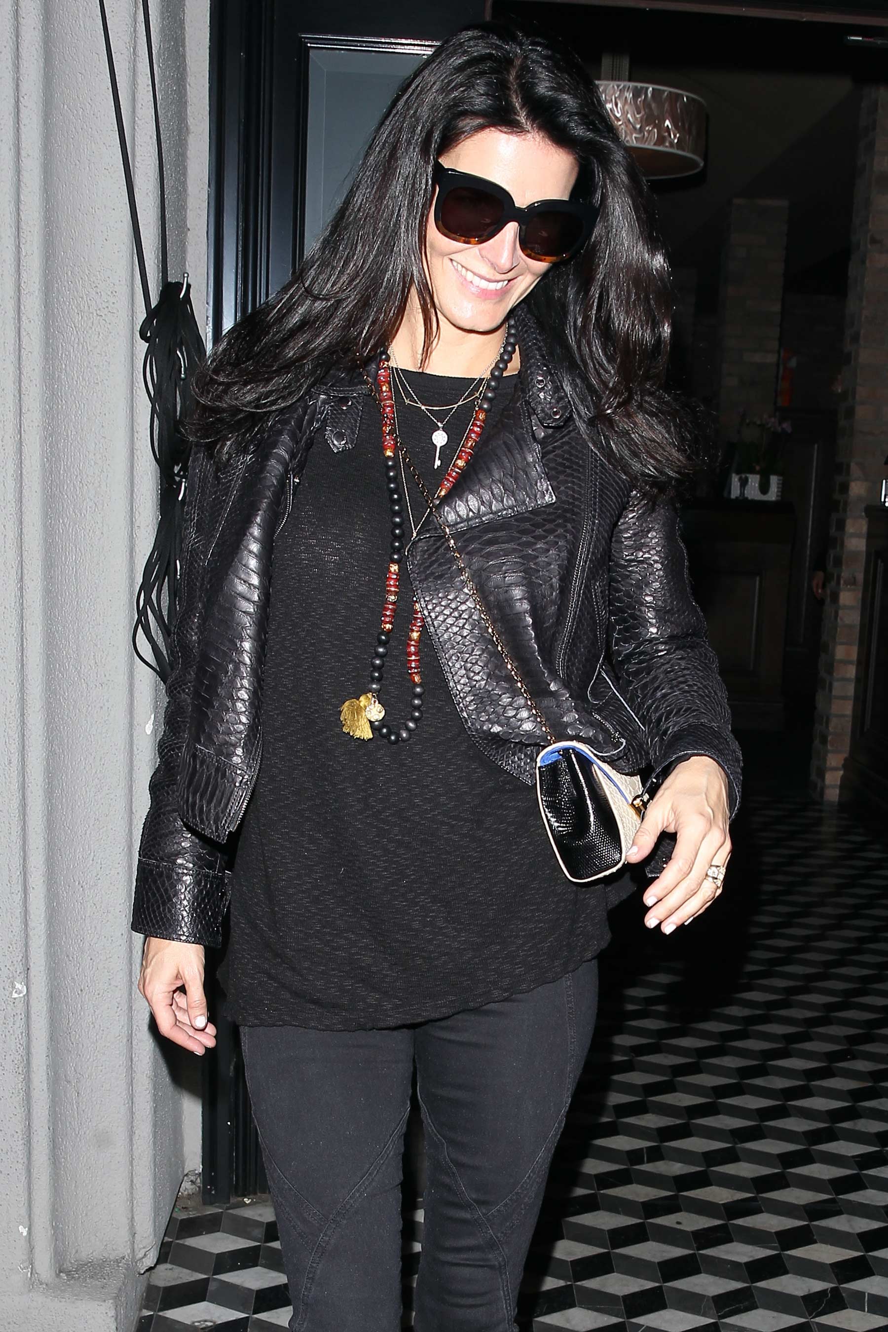 Angie Harmon at Craig’s Restaurant