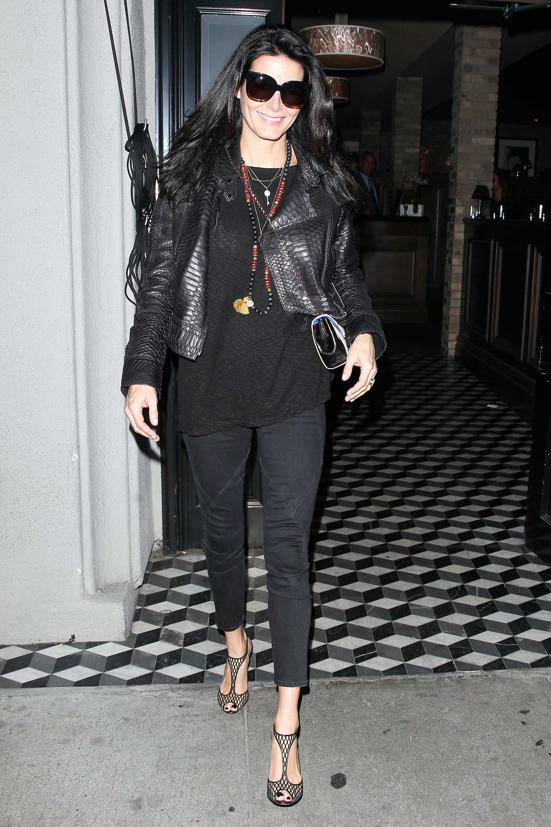 Angie Harmon at Craig’s Restaurant